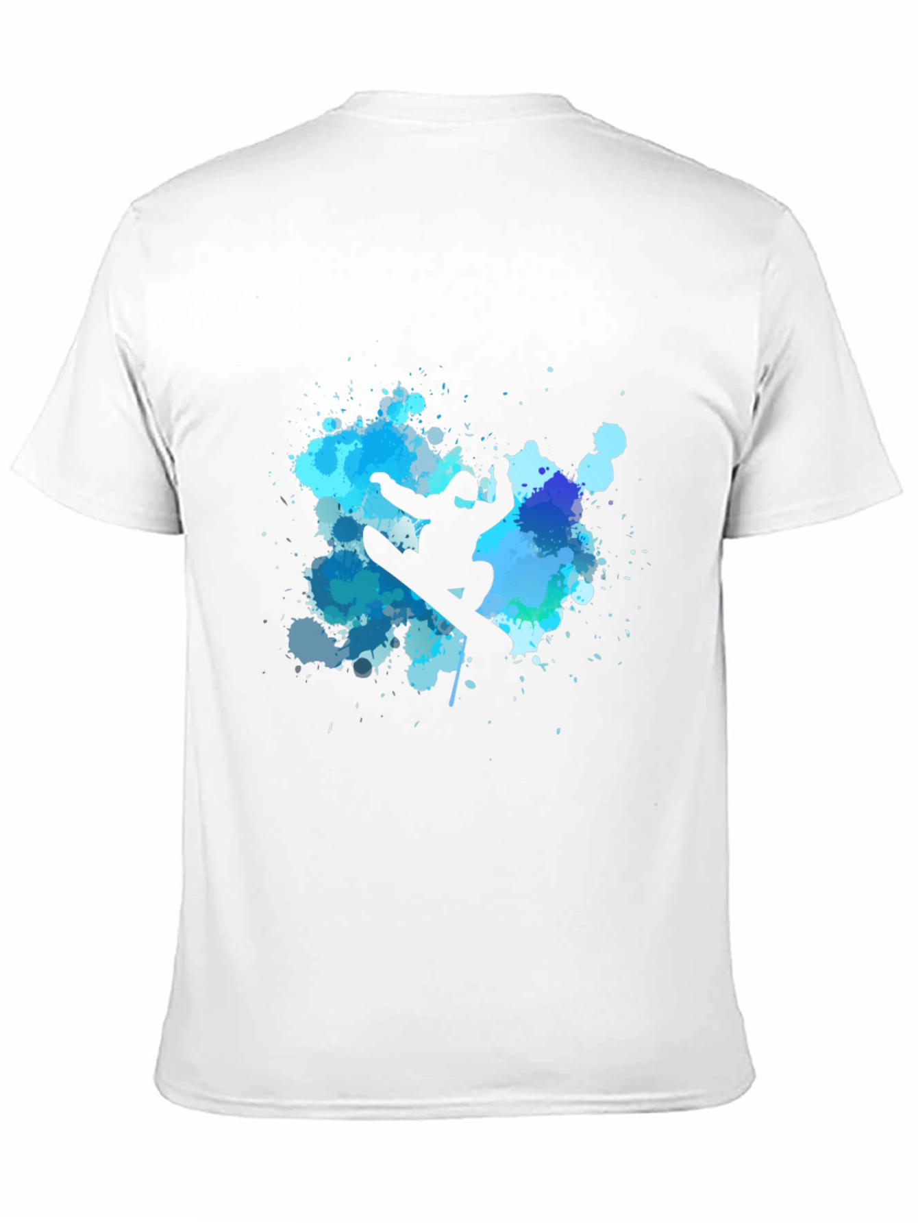 Snowboarder Graphic Tee - Cool Black T-Shirt