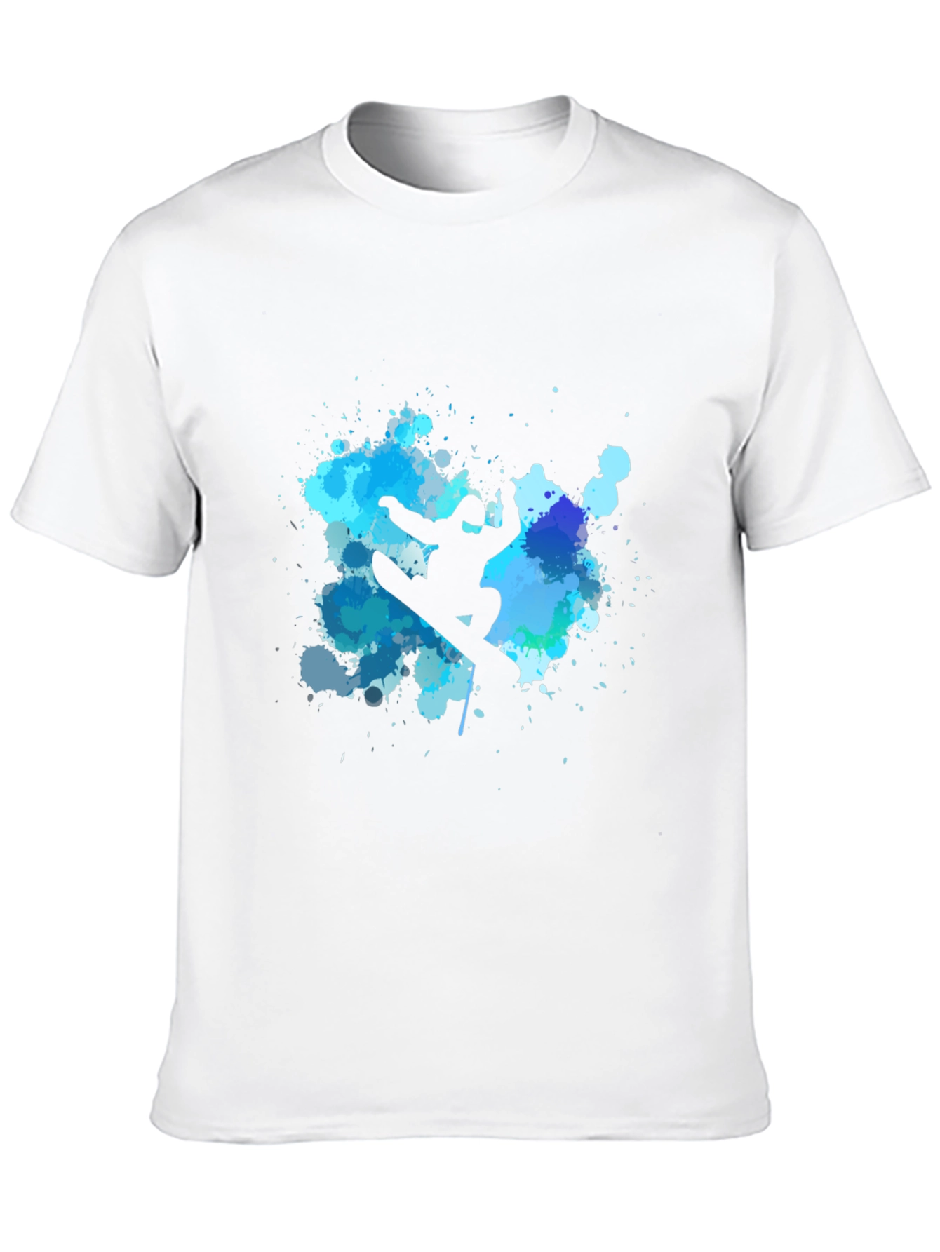 Snowboarder Graphic Tee - Cool Black T-Shirt
