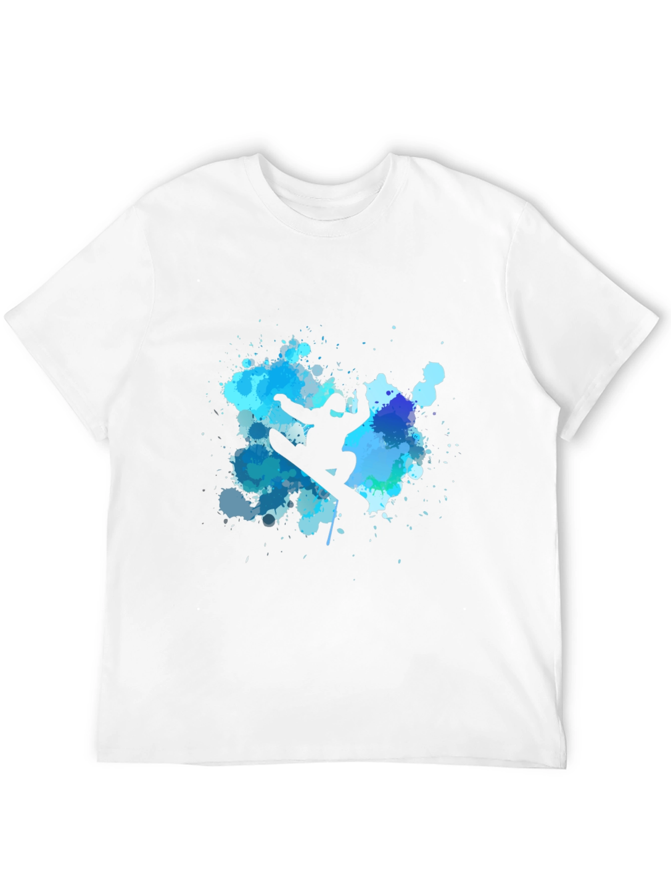 Snowboarder Graphic Tee - Cool Black T-Shirt