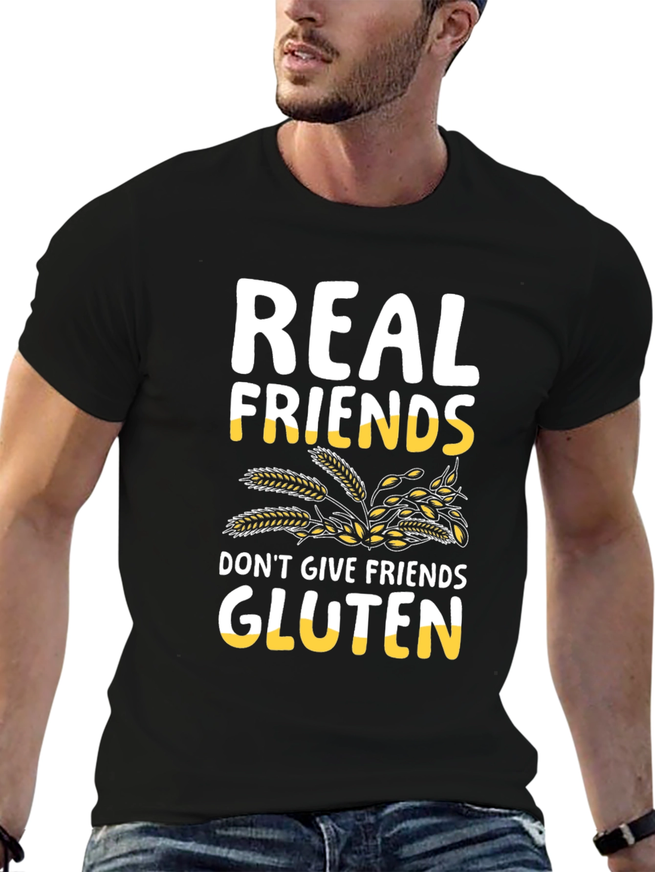 Real Friends Dont Give Friends Gluten T-Shirt