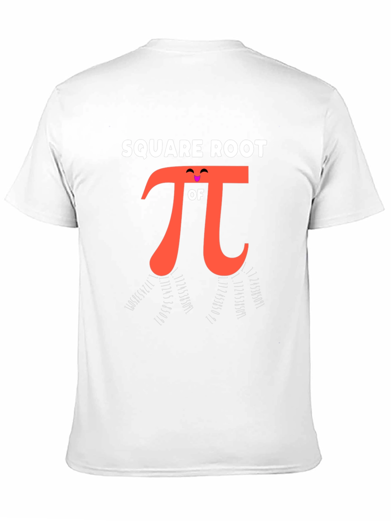 Square Root of Pi Funny Math T-Shirt