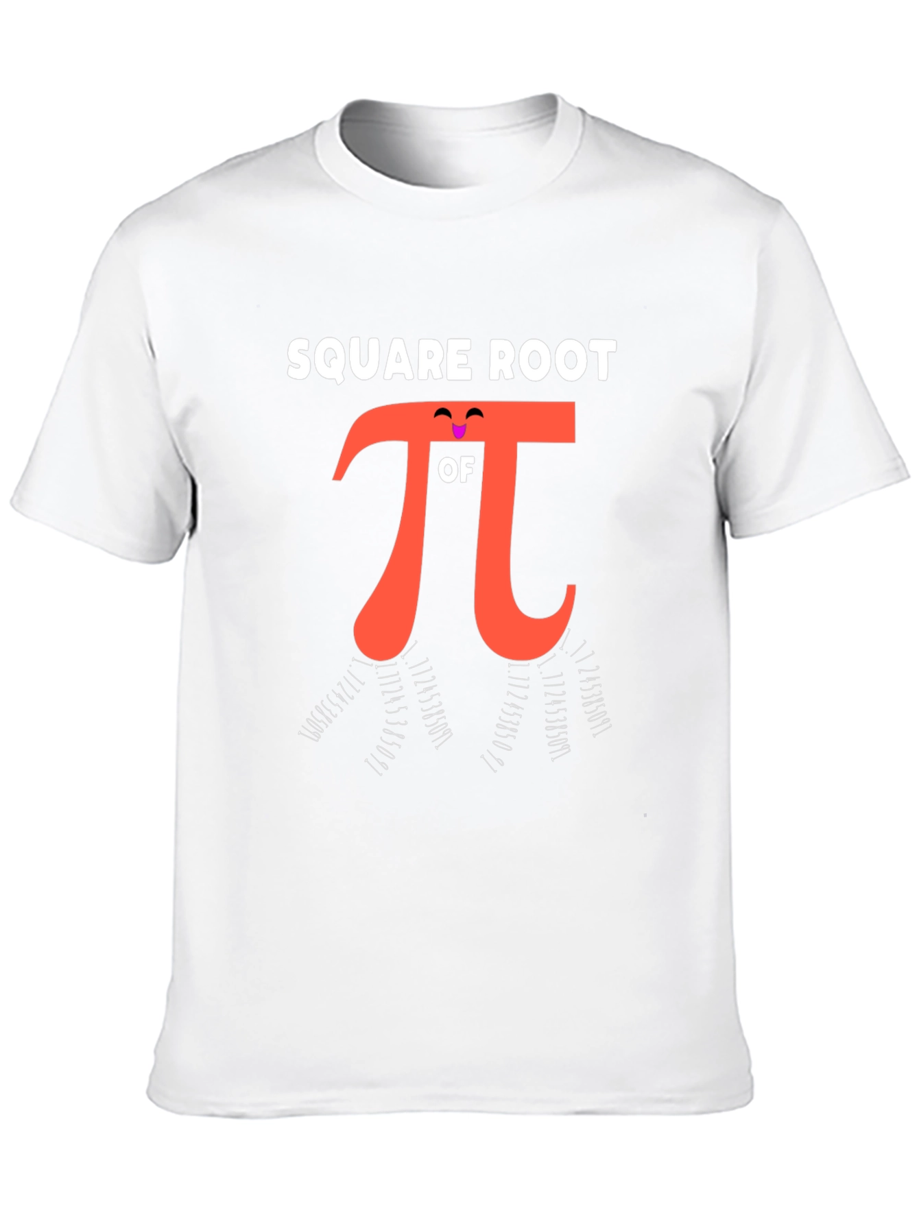 Square Root of Pi Funny Math T-Shirt