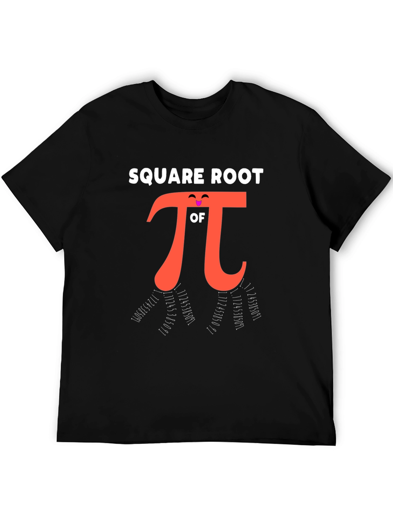 Square Root of Pi Funny Math T-Shirt