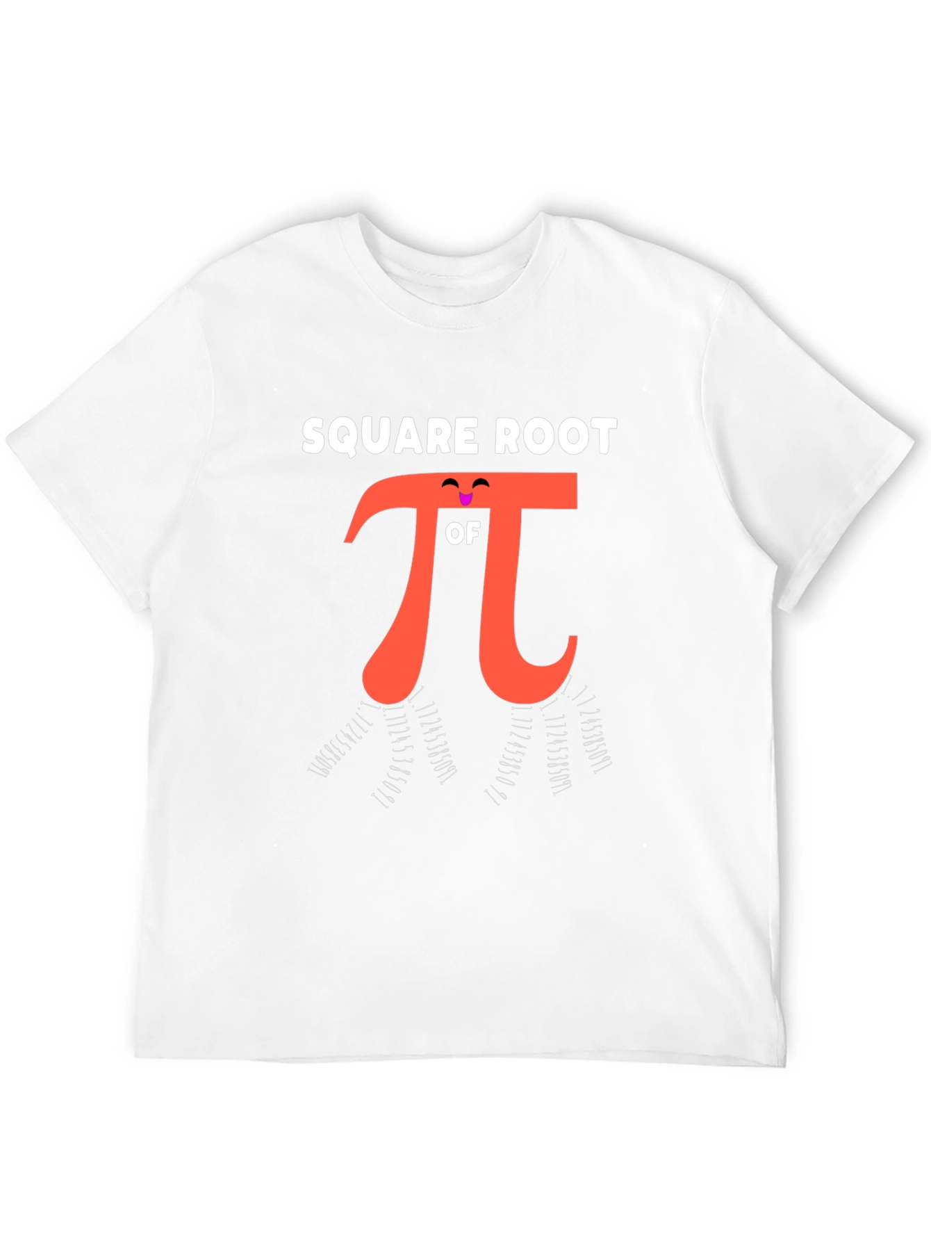 Square Root of Pi Funny Math T-Shirt