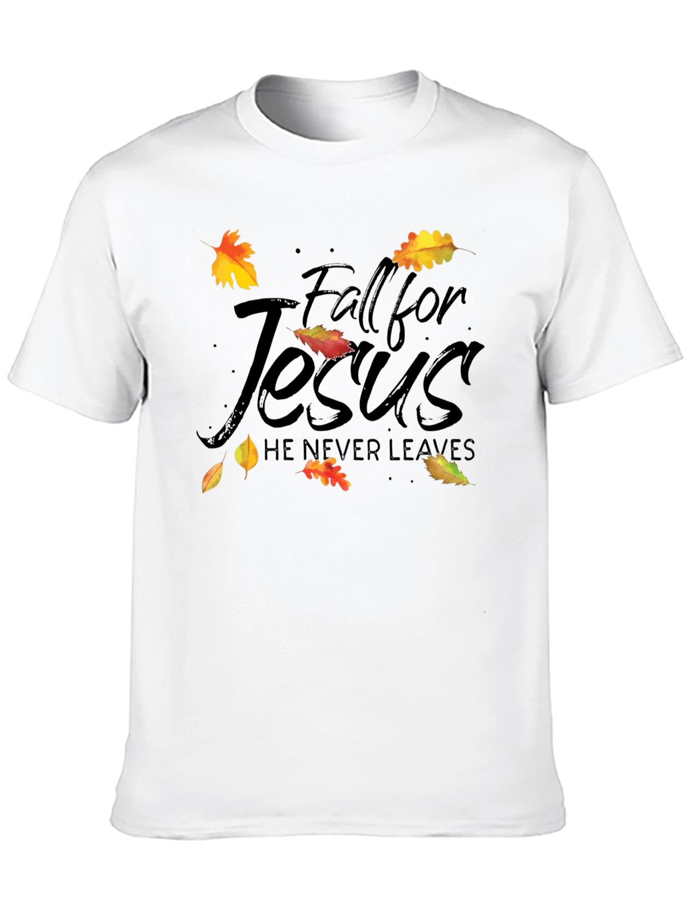 Fall for Jesus Black T-Shirt