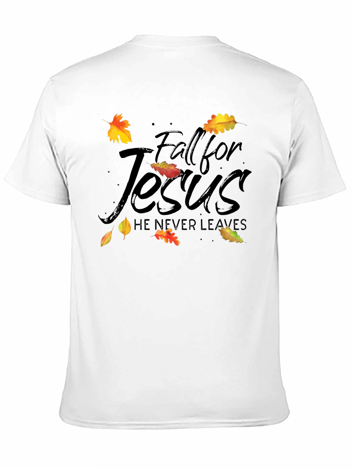 Fall for Jesus Black T-Shirt