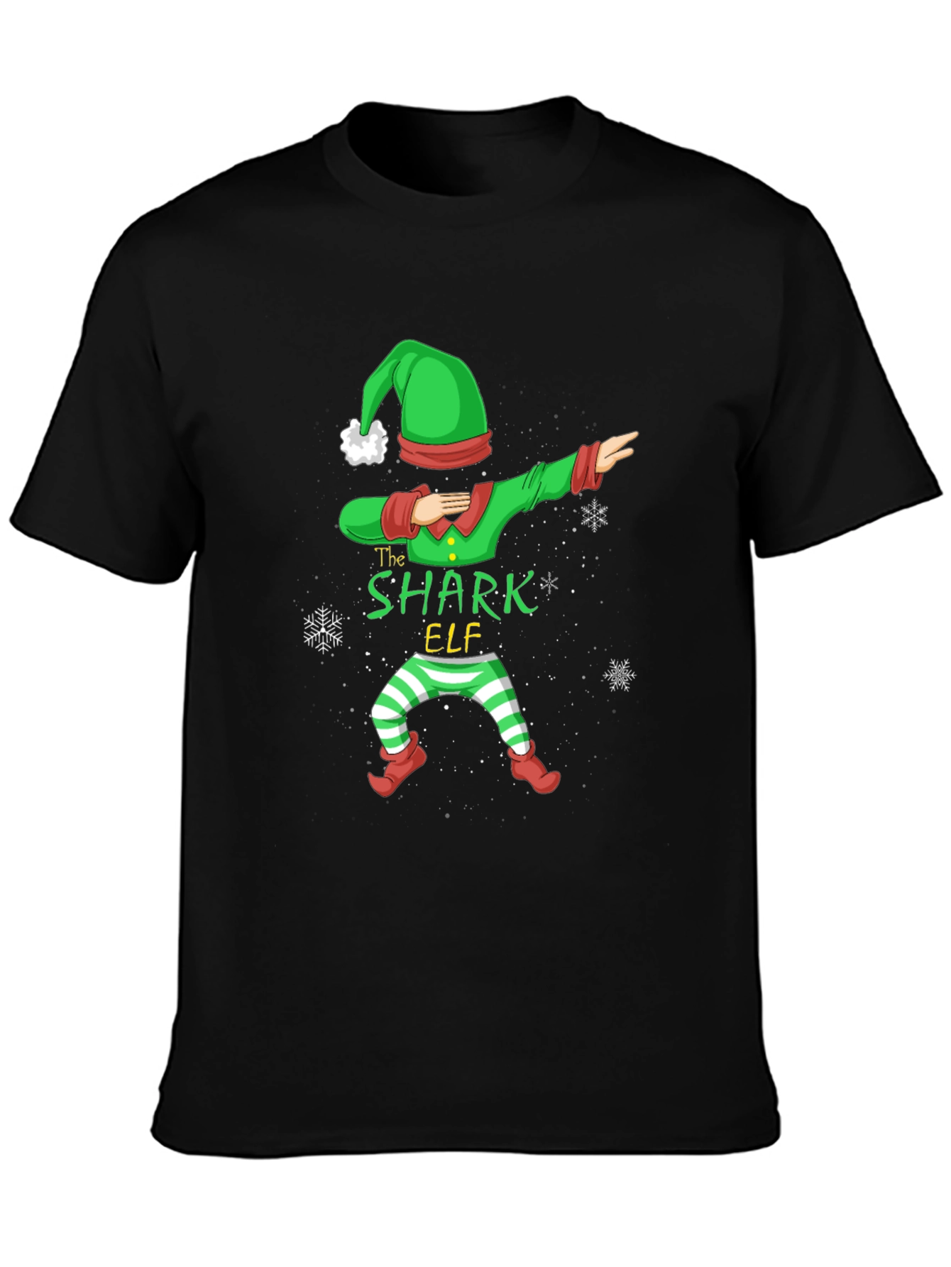 The Shark Elf Dab T-Shirt