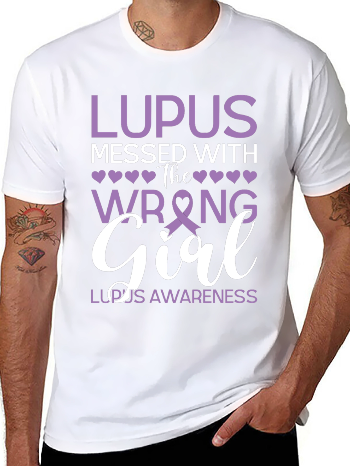 Lupus Awareness T-Shirt - Wrong Girl Design