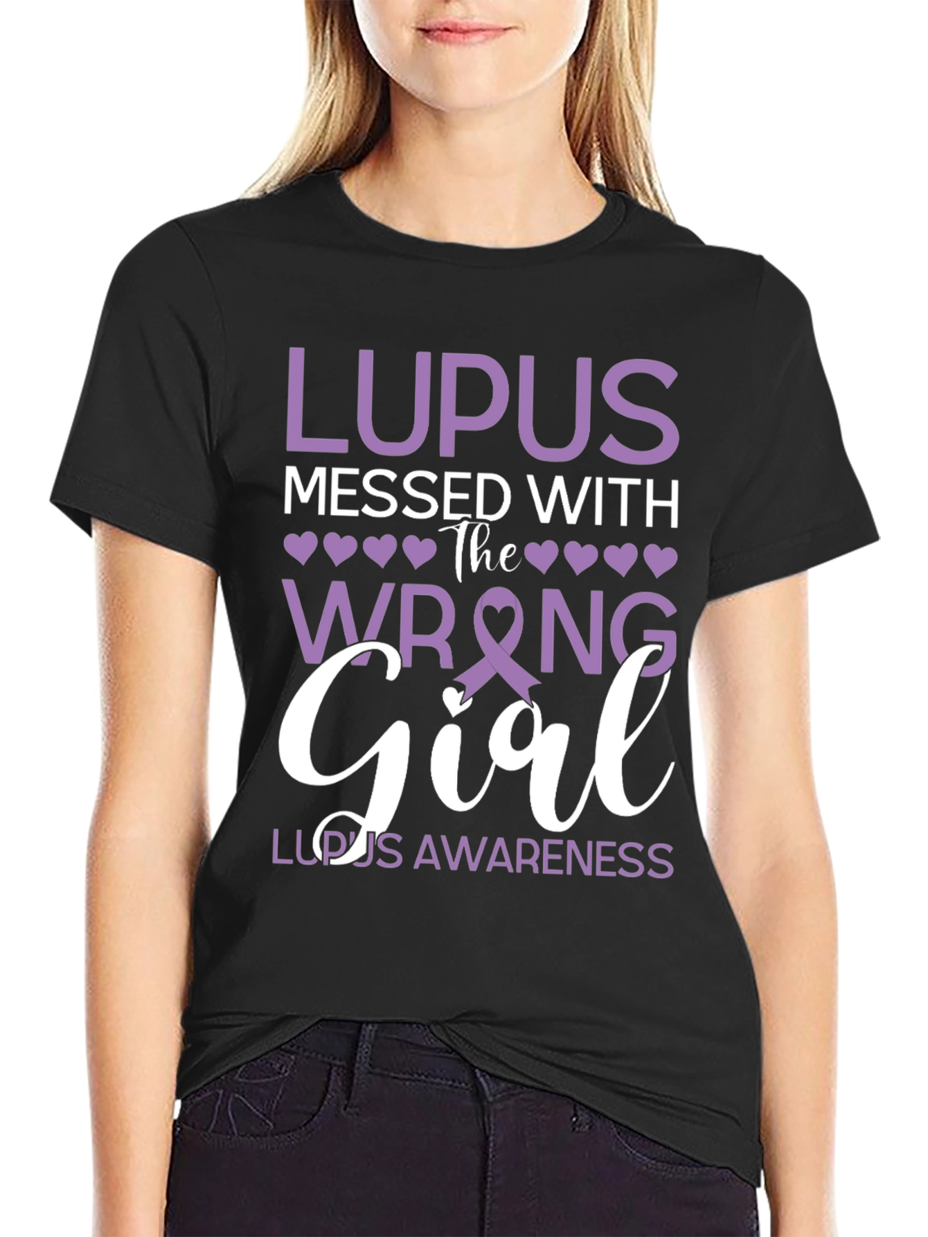 Lupus Awareness T-Shirt - Wrong Girl Design