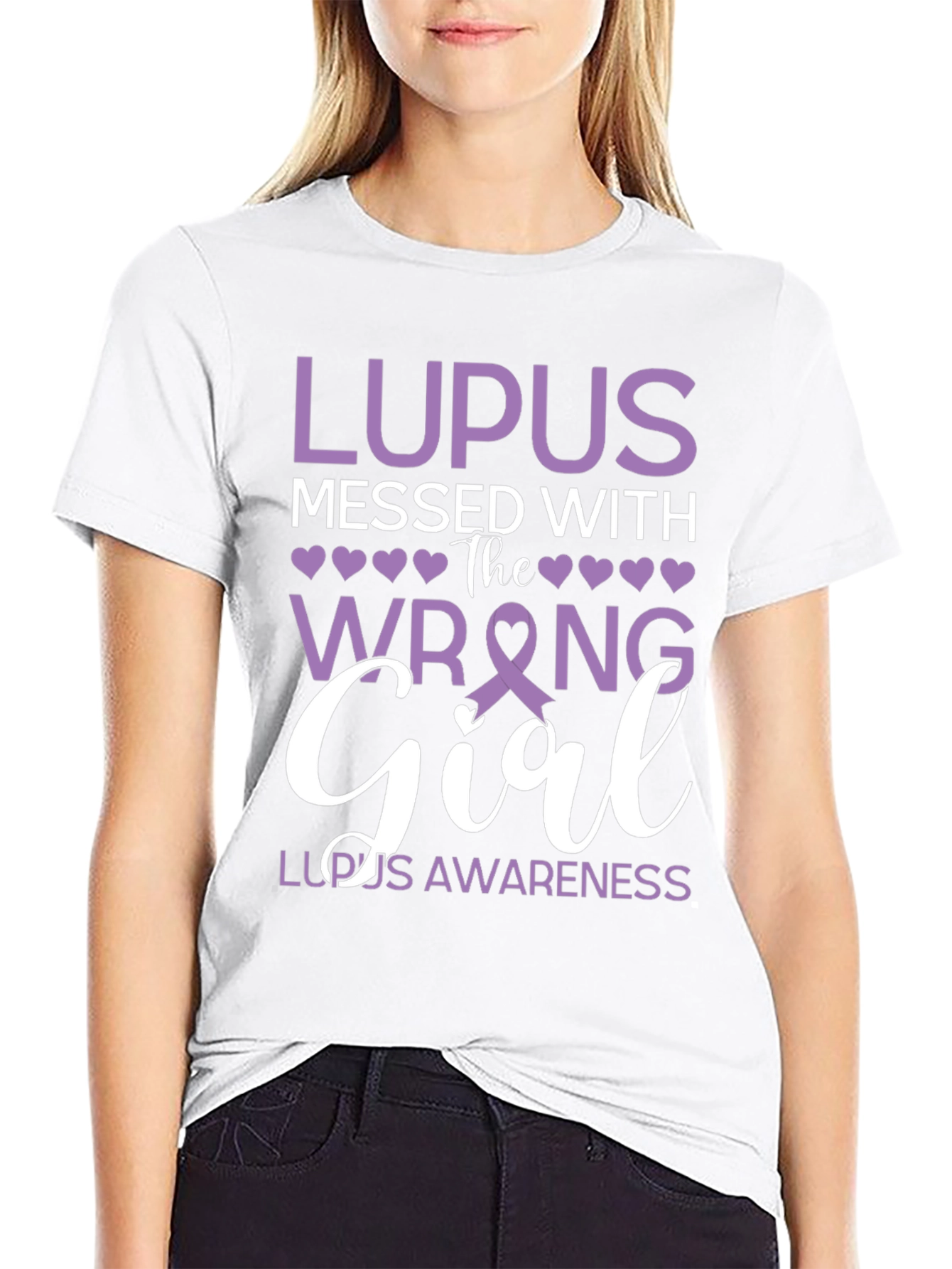 Lupus Awareness T-Shirt - Wrong Girl Design