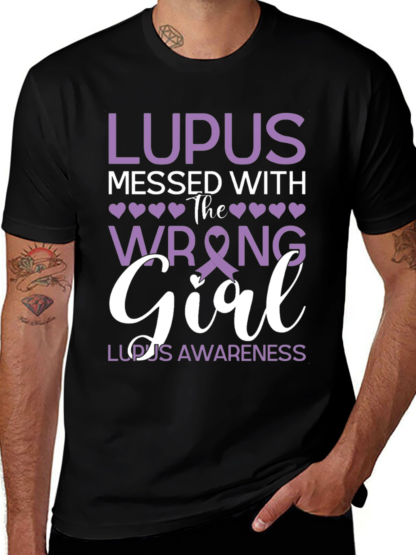 Lupus Awareness T-Shirt - Wrong Girl Design