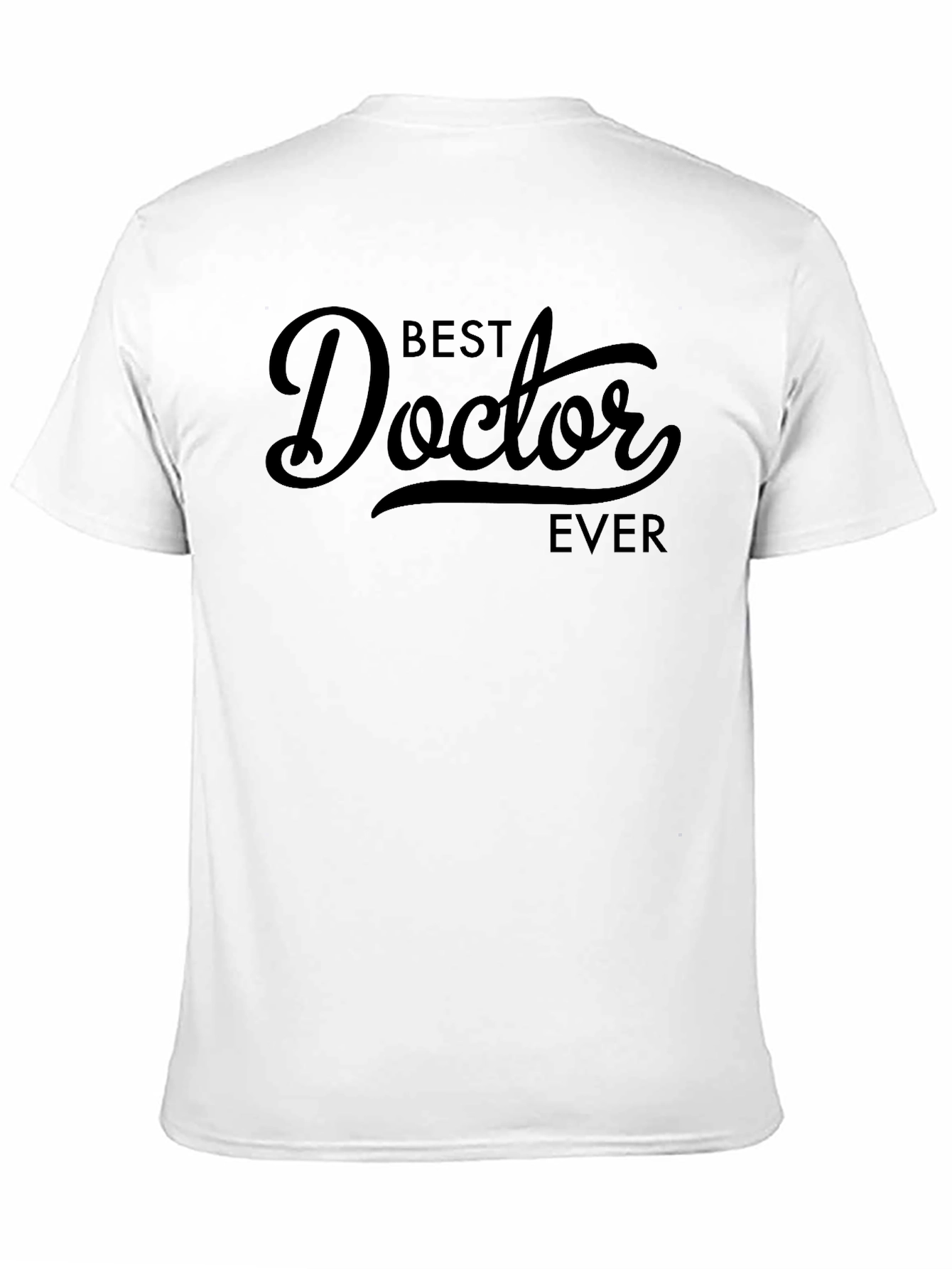Best Doctor Ever Black Graphic Tee