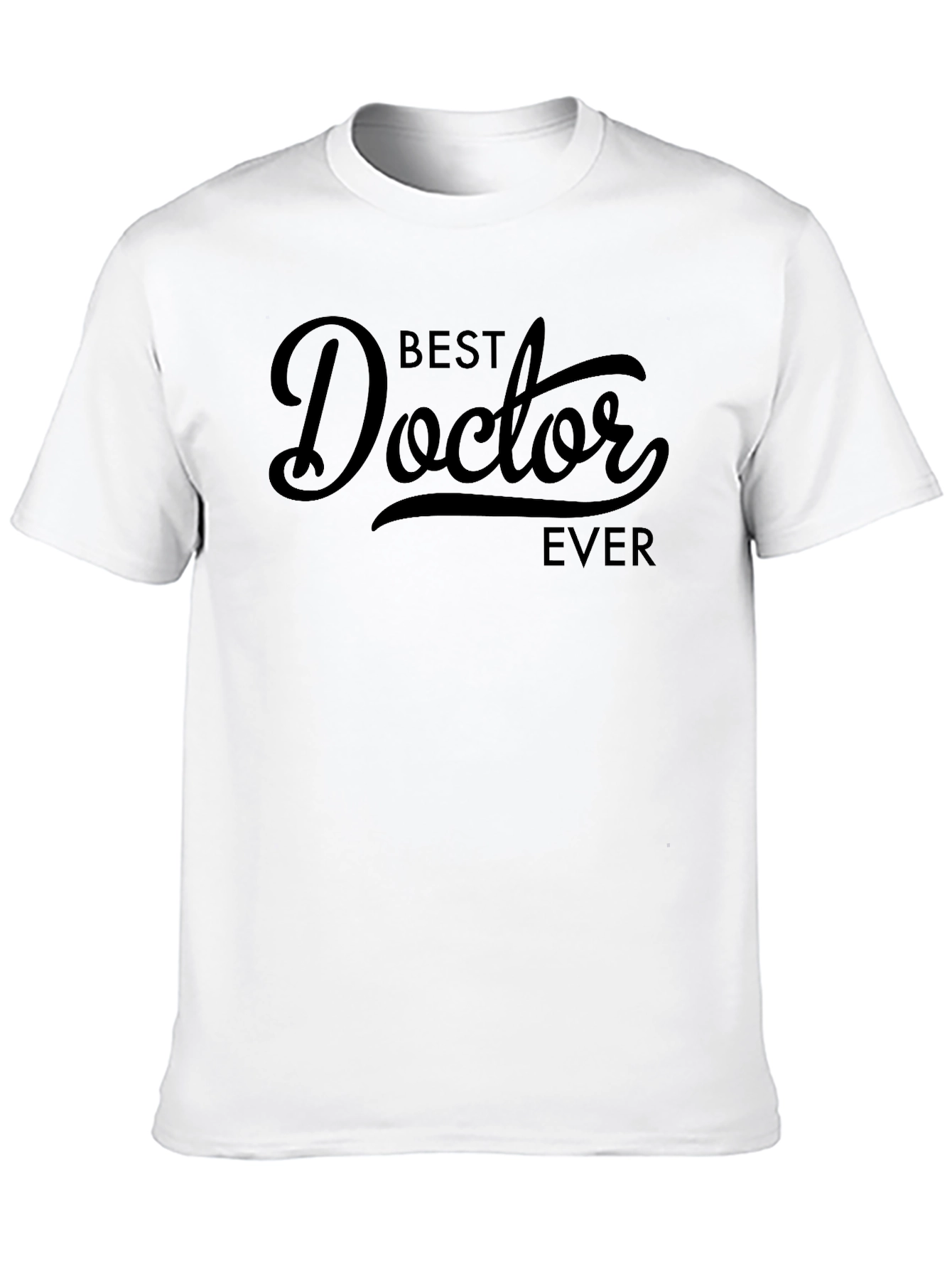 Best Doctor Ever Black Graphic Tee