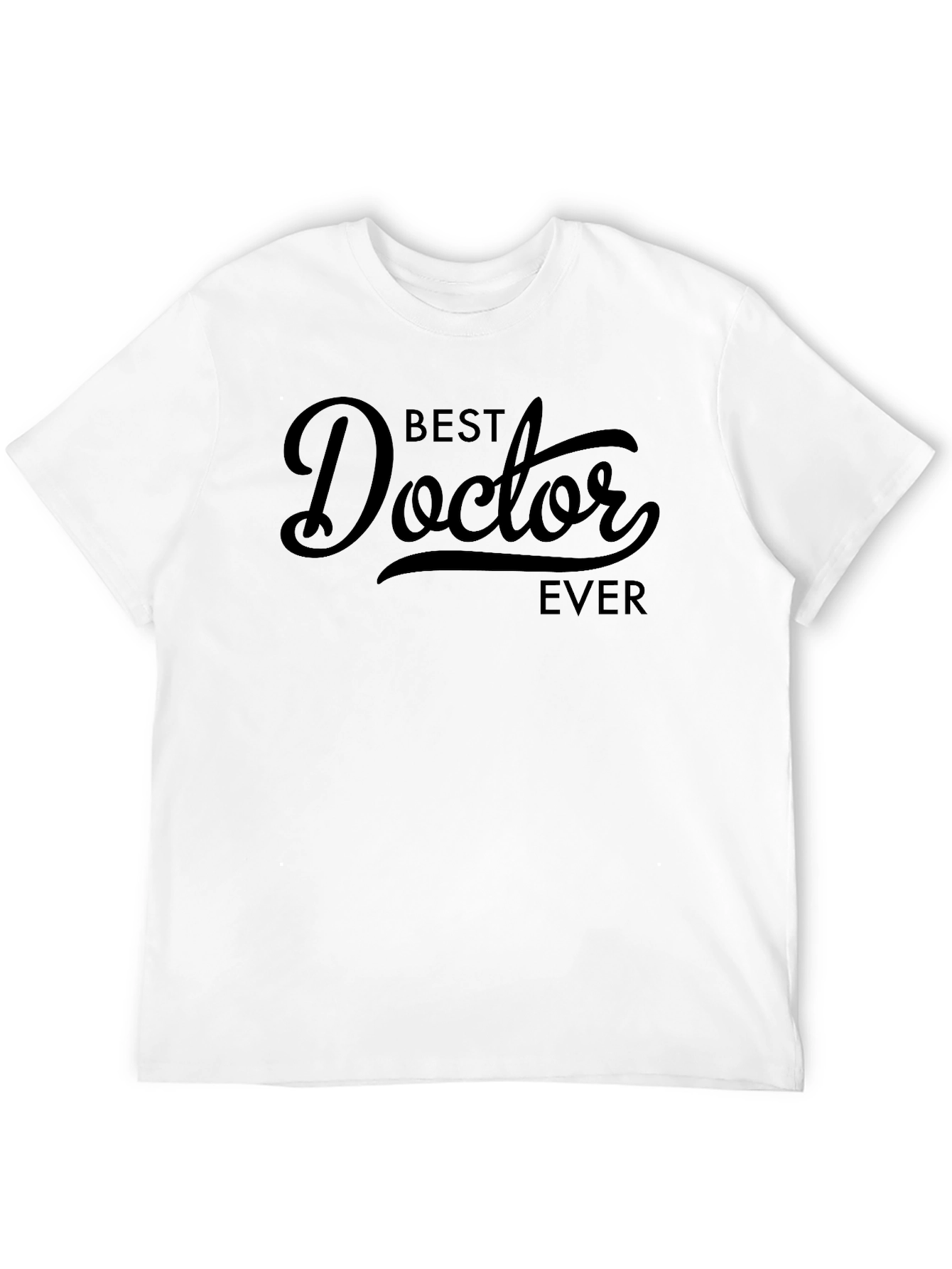 Best Doctor Ever Black Graphic Tee