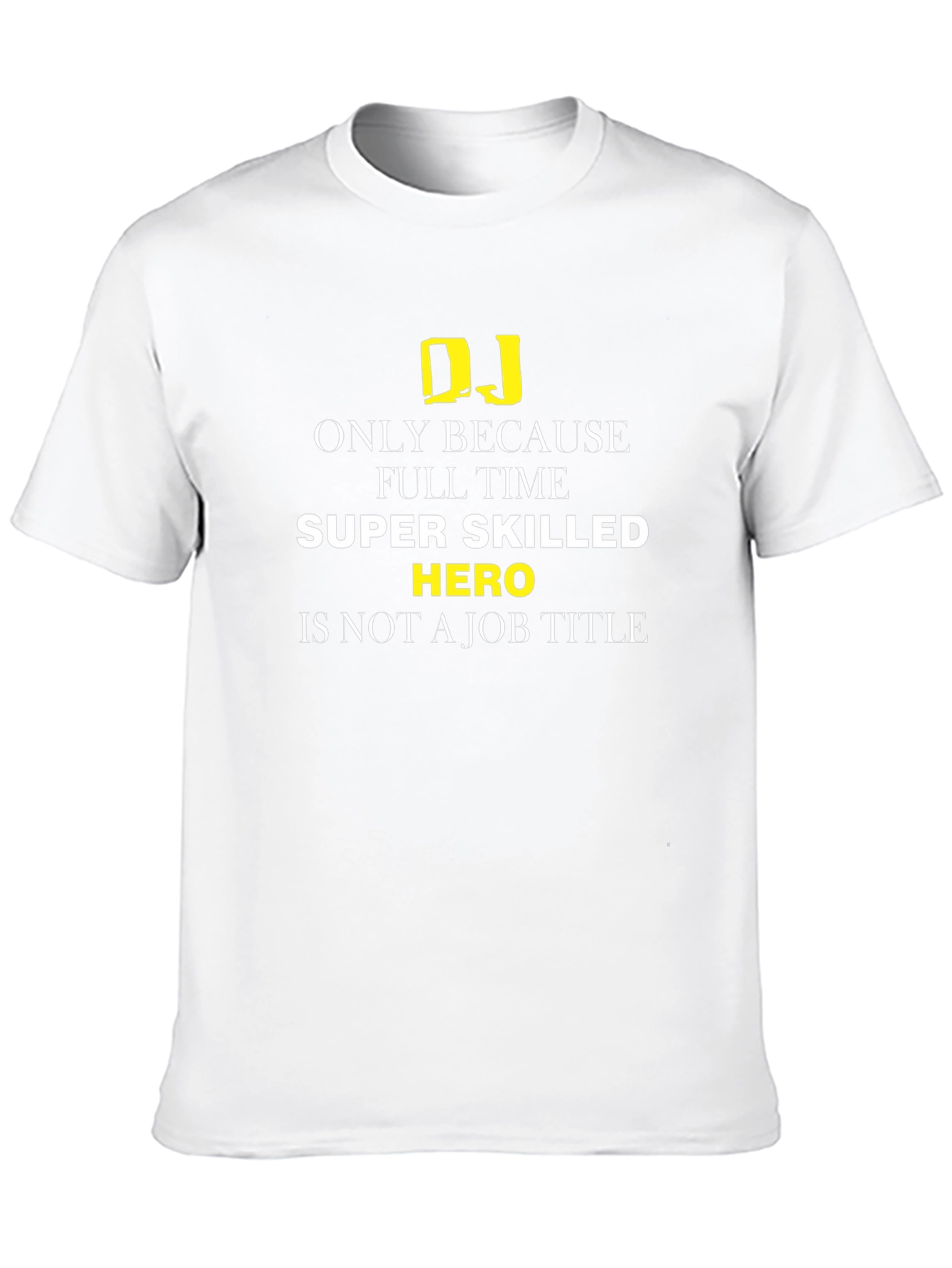 DJ Super Skilled Hero T-Shirt - Black