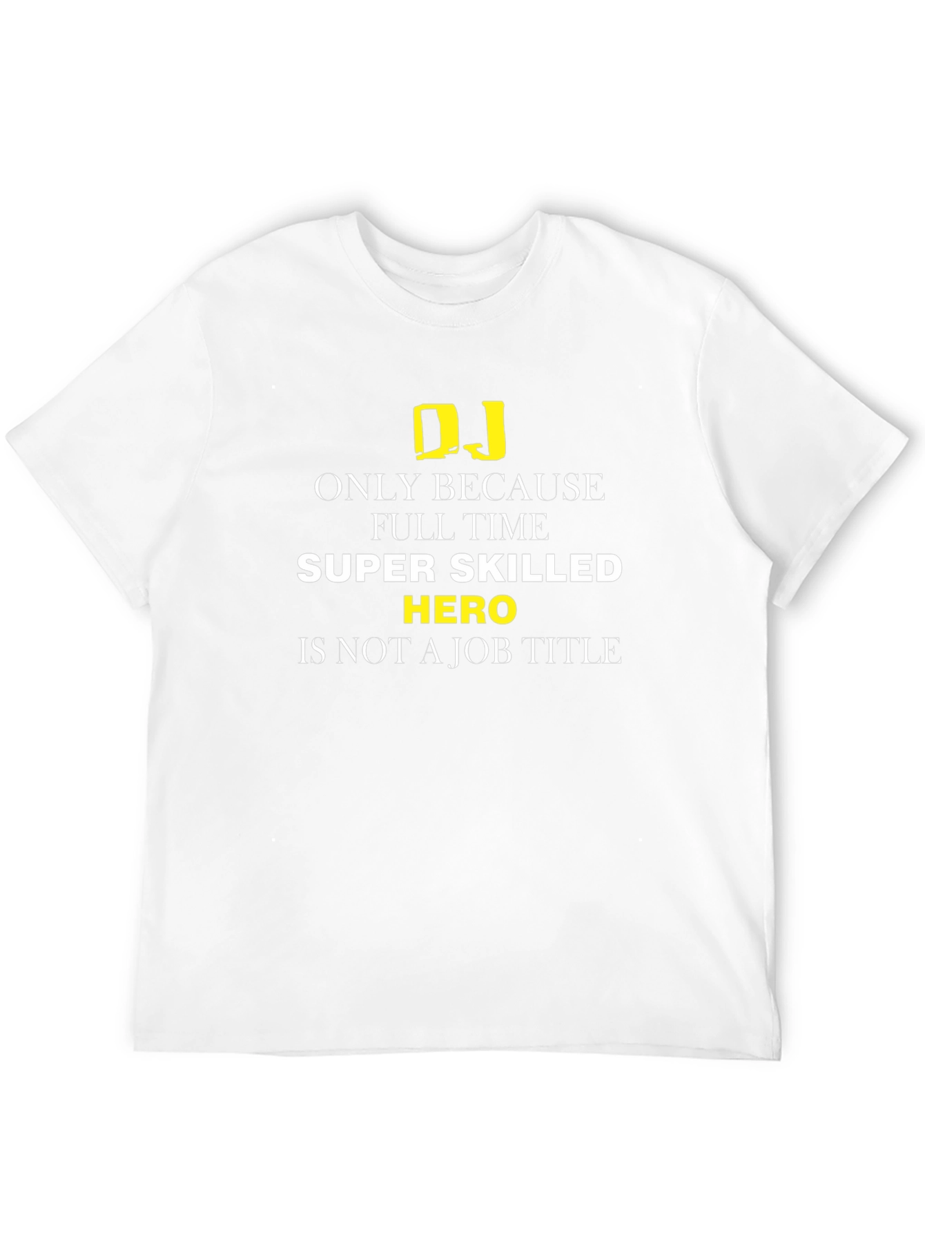 DJ Super Skilled Hero T-Shirt - Black