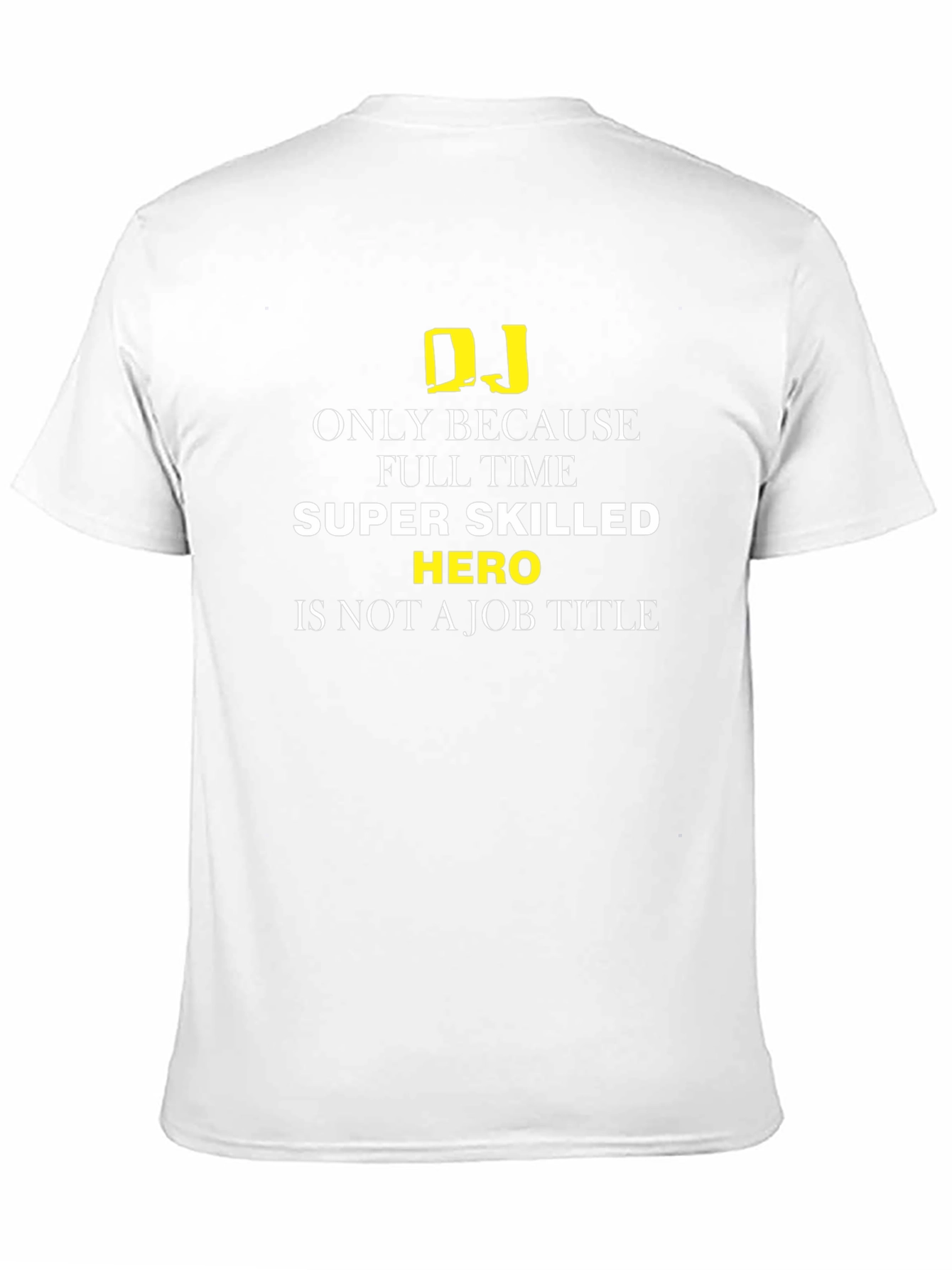 DJ Super Skilled Hero T-Shirt - Black