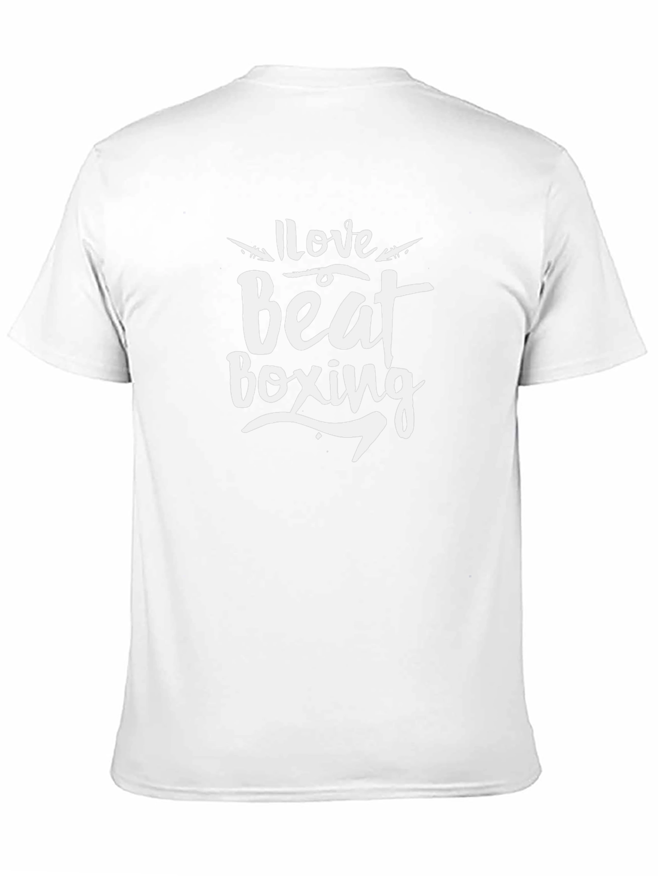 I Love Beat Boxing T-Shirt - Black Graphic Tee