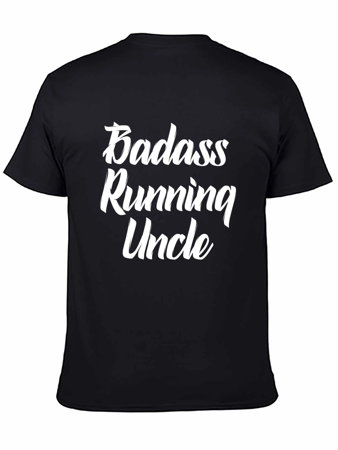 Badass Running Uncle Graphic T-Shirt