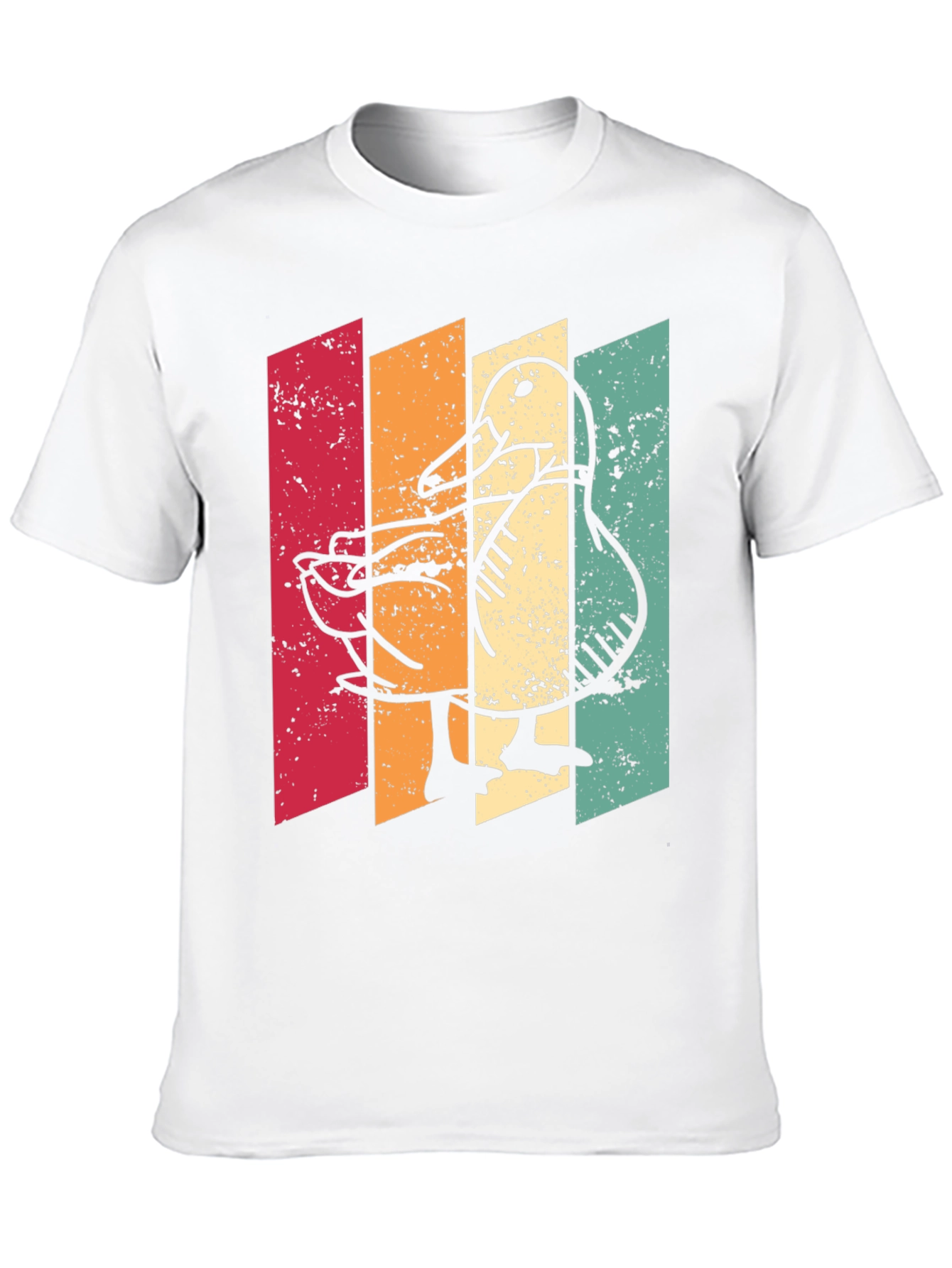 Retro Duck Graphic T-Shirt