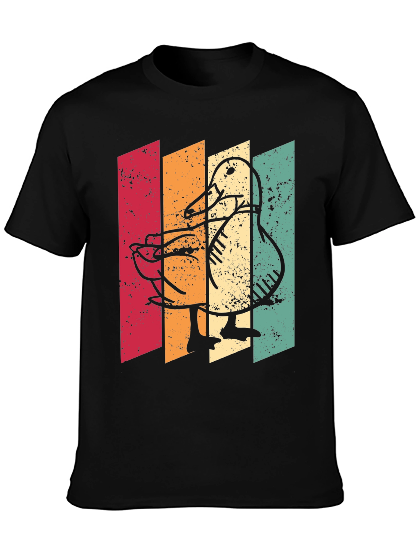 Retro Duck Graphic T-Shirt