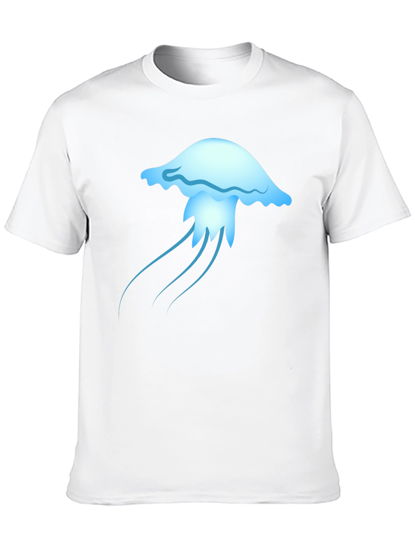 Jellyfish Graphic Tee - Casual Cotton T-Shirt