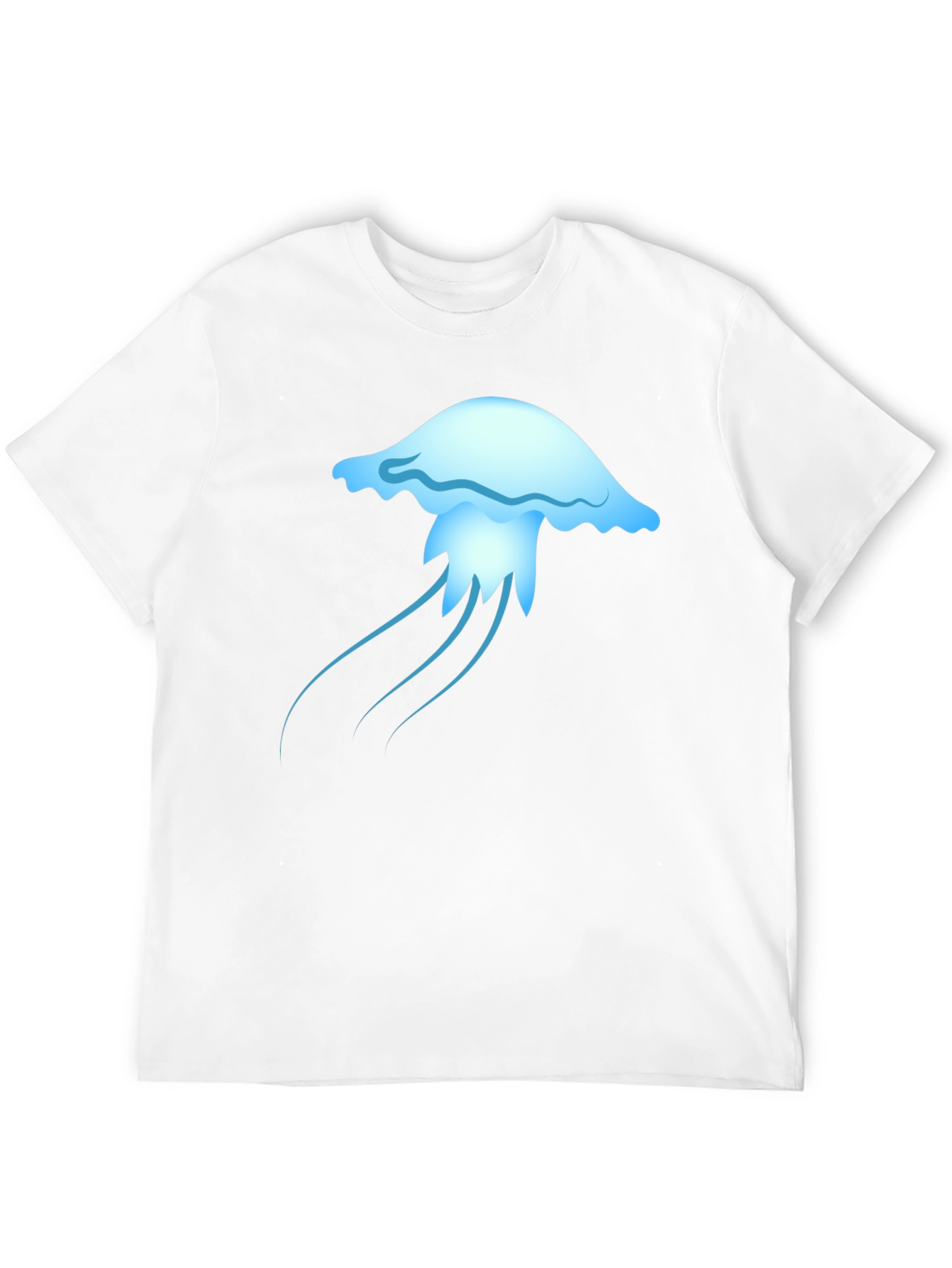 Jellyfish Graphic Tee - Casual Cotton T-Shirt