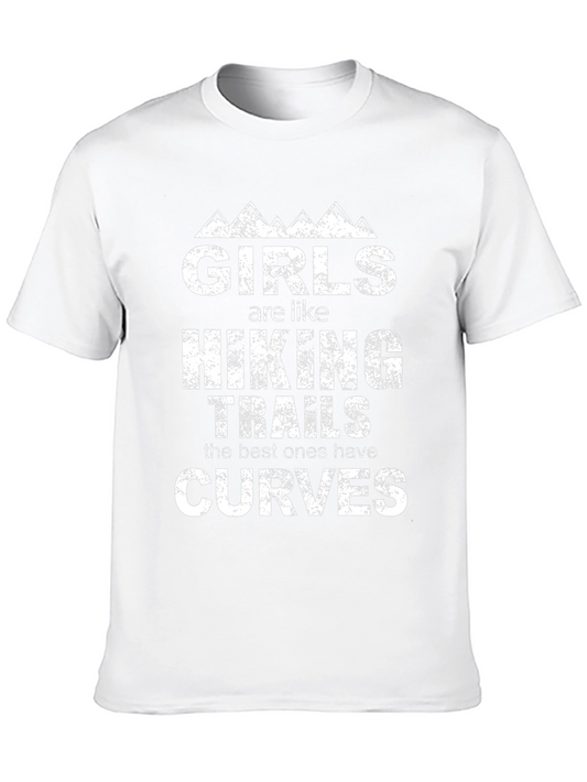Girls Hiking Trails Curves Graphic Tee