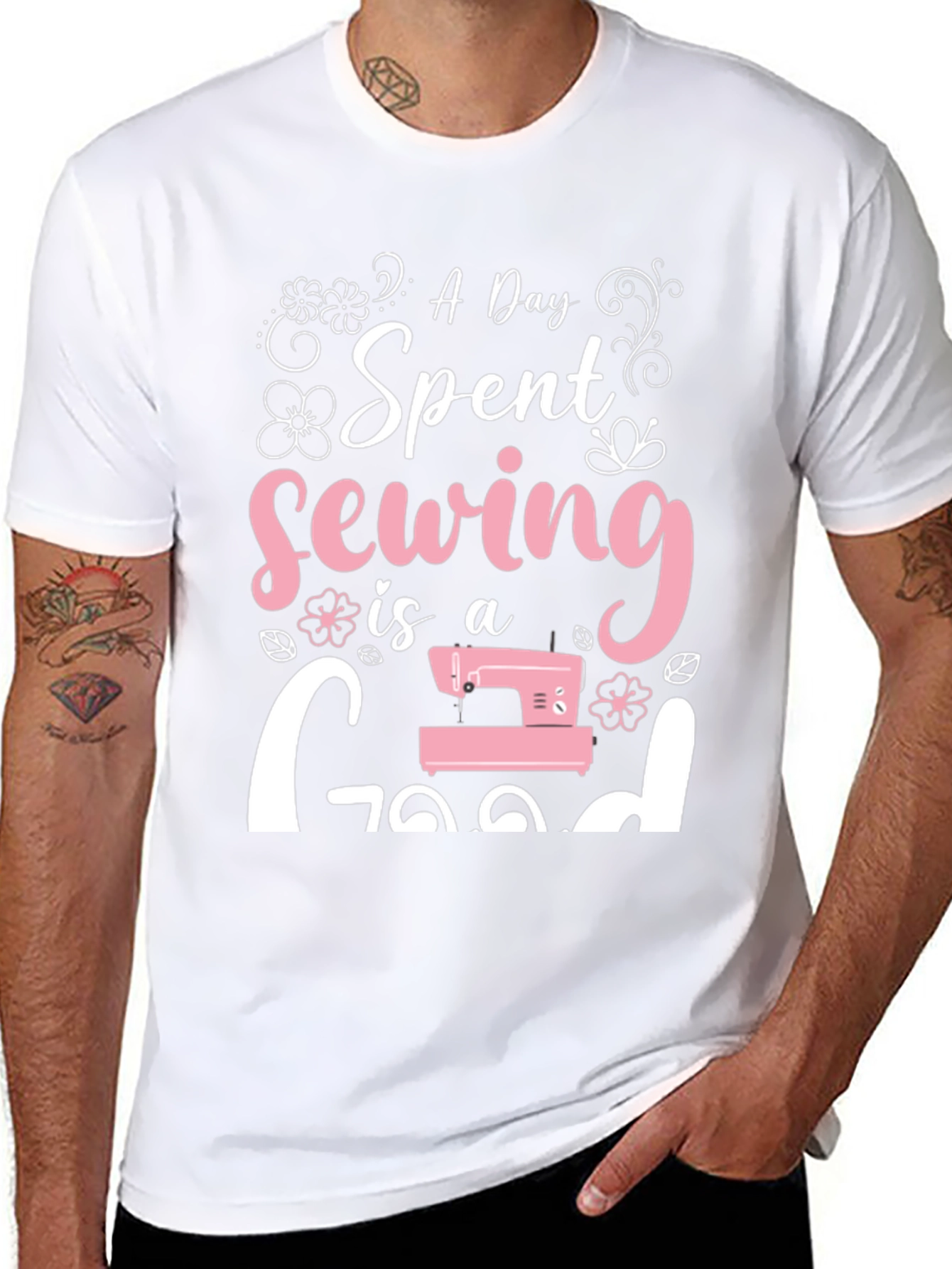 A Day Spent Sewing T-Shirt