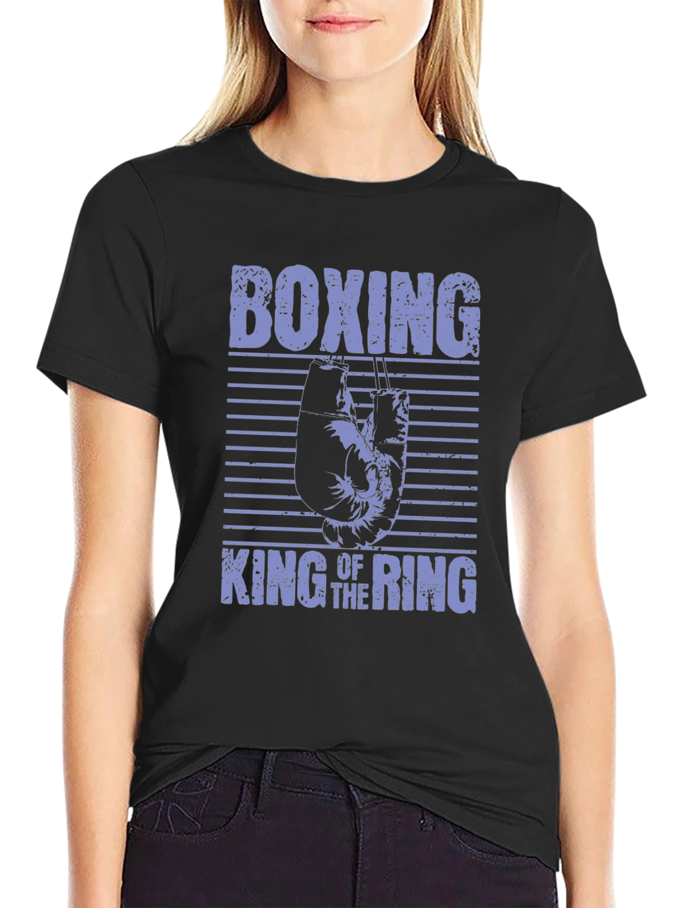 Boxing King of the Ring Graphic T-Shirt