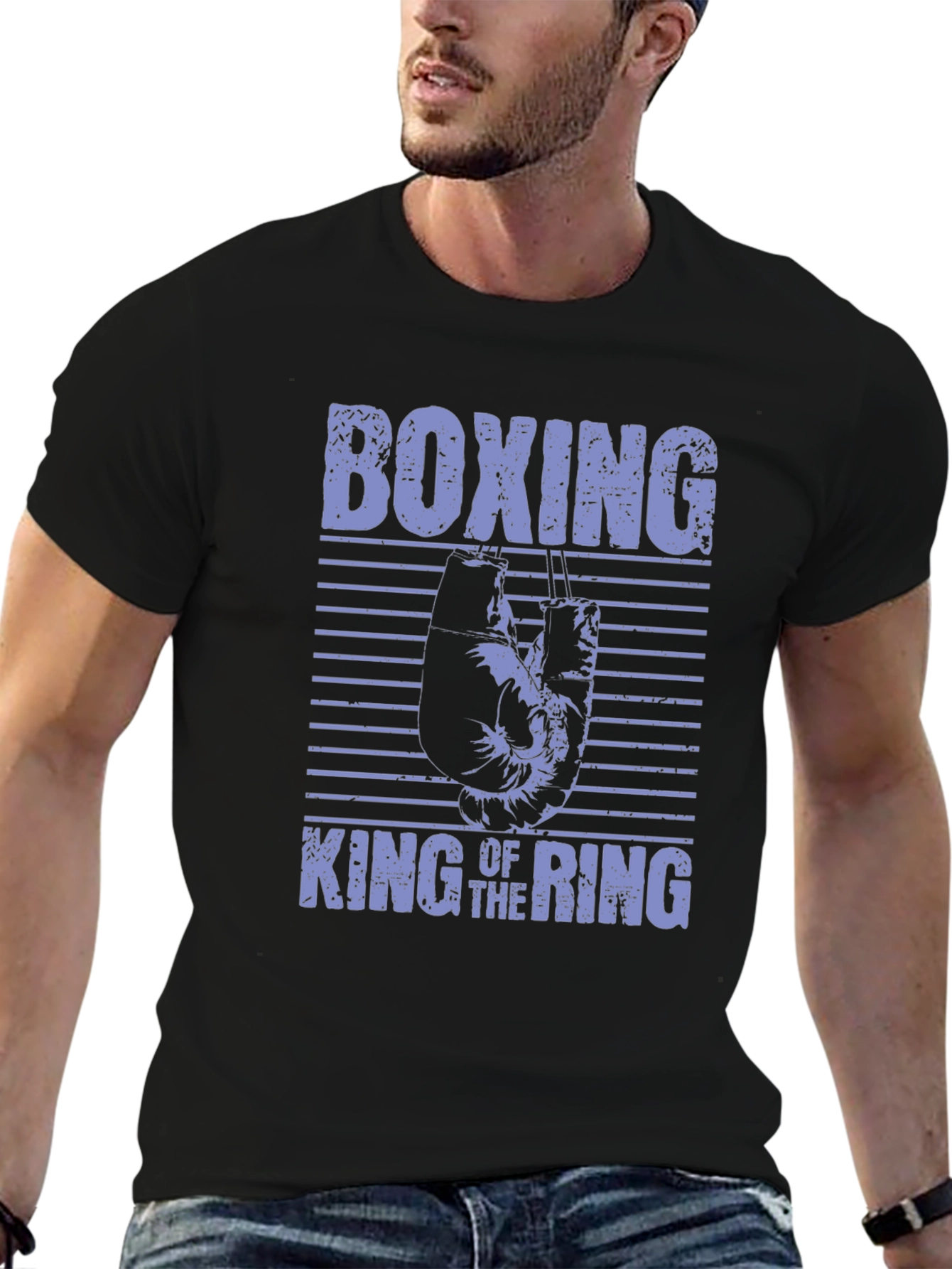 Boxing King of the Ring Graphic T-Shirt