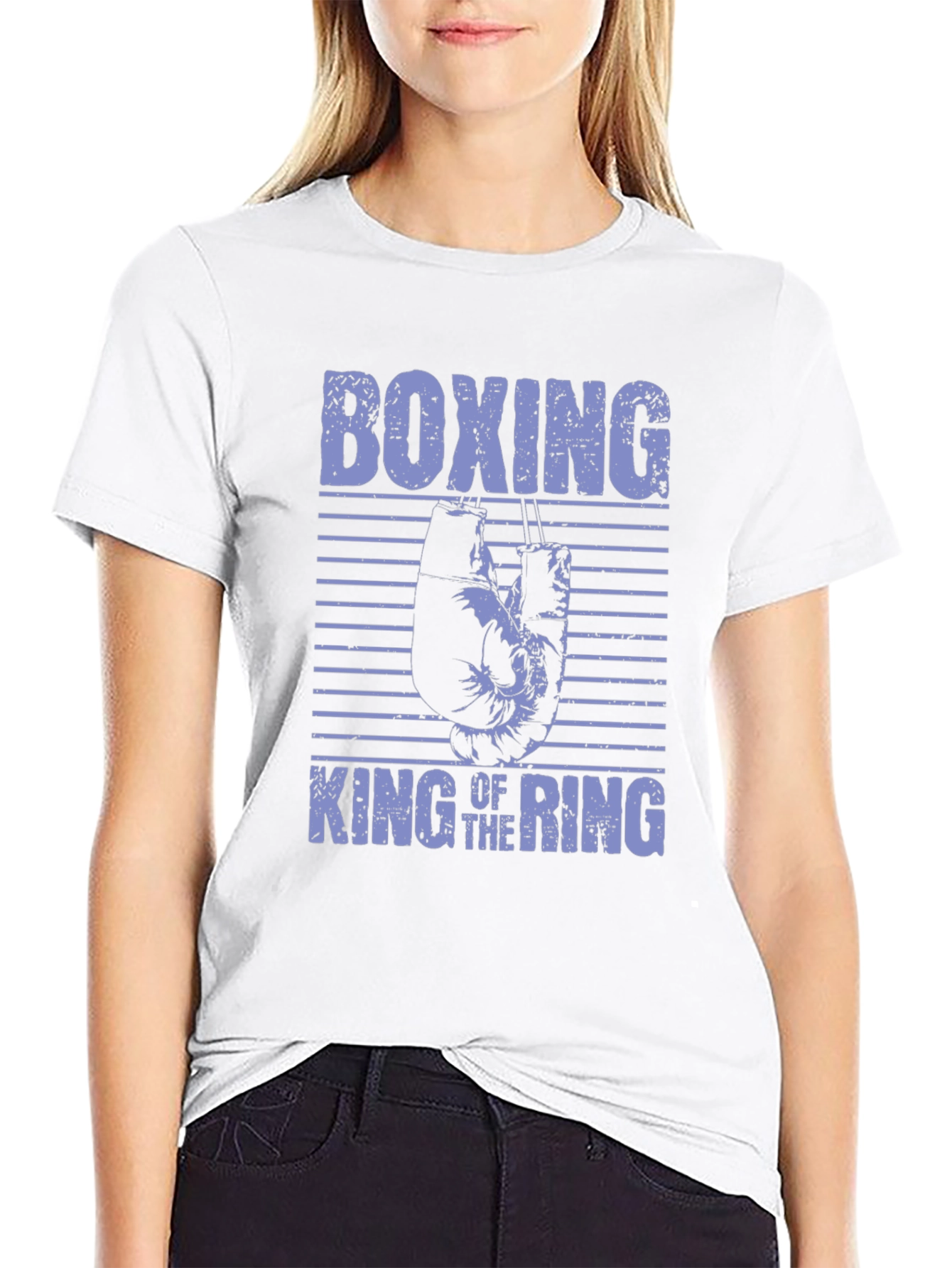 Boxing King of the Ring Graphic T-Shirt
