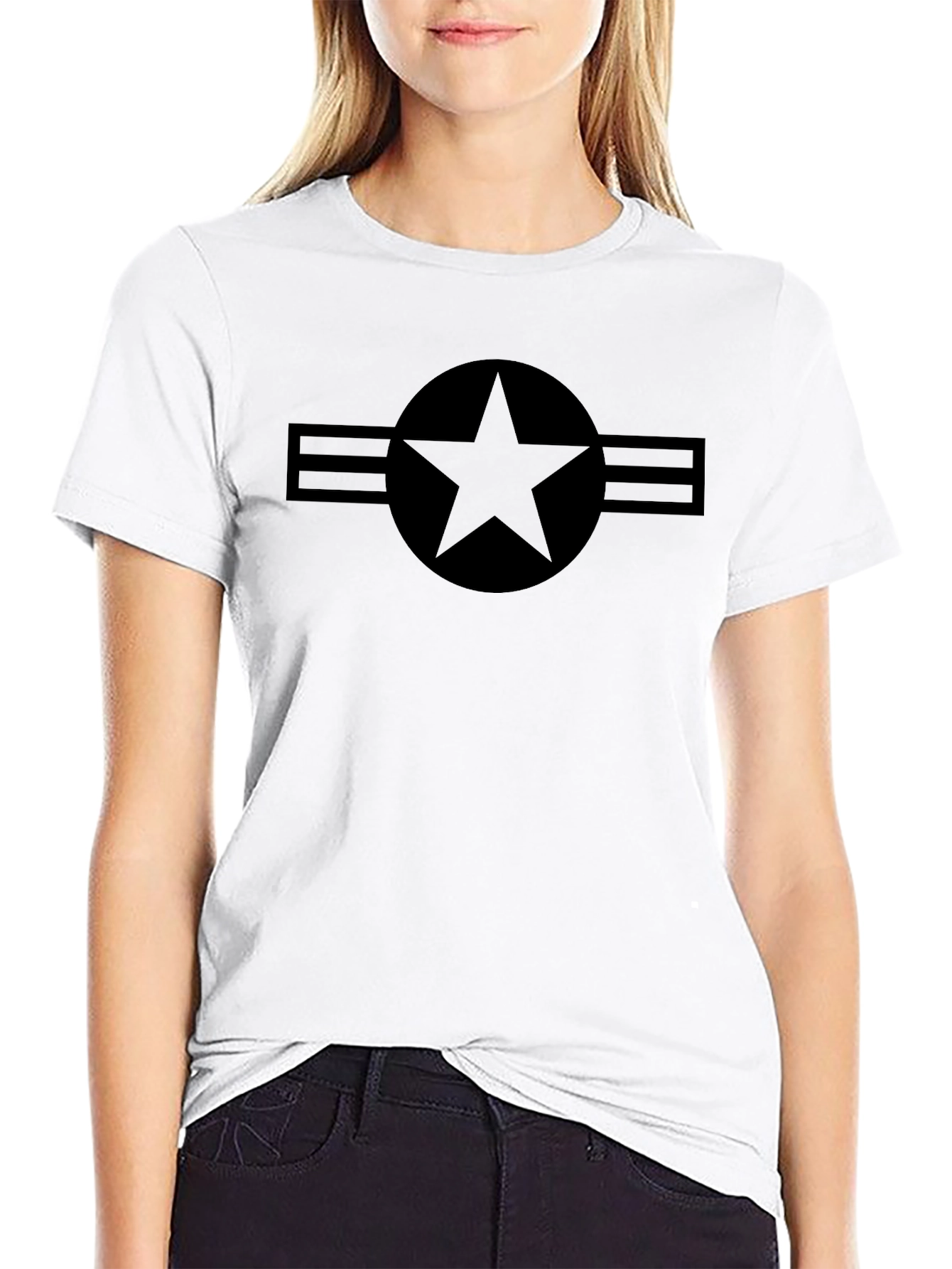 Black Star Logo Tee - Mens Fashion