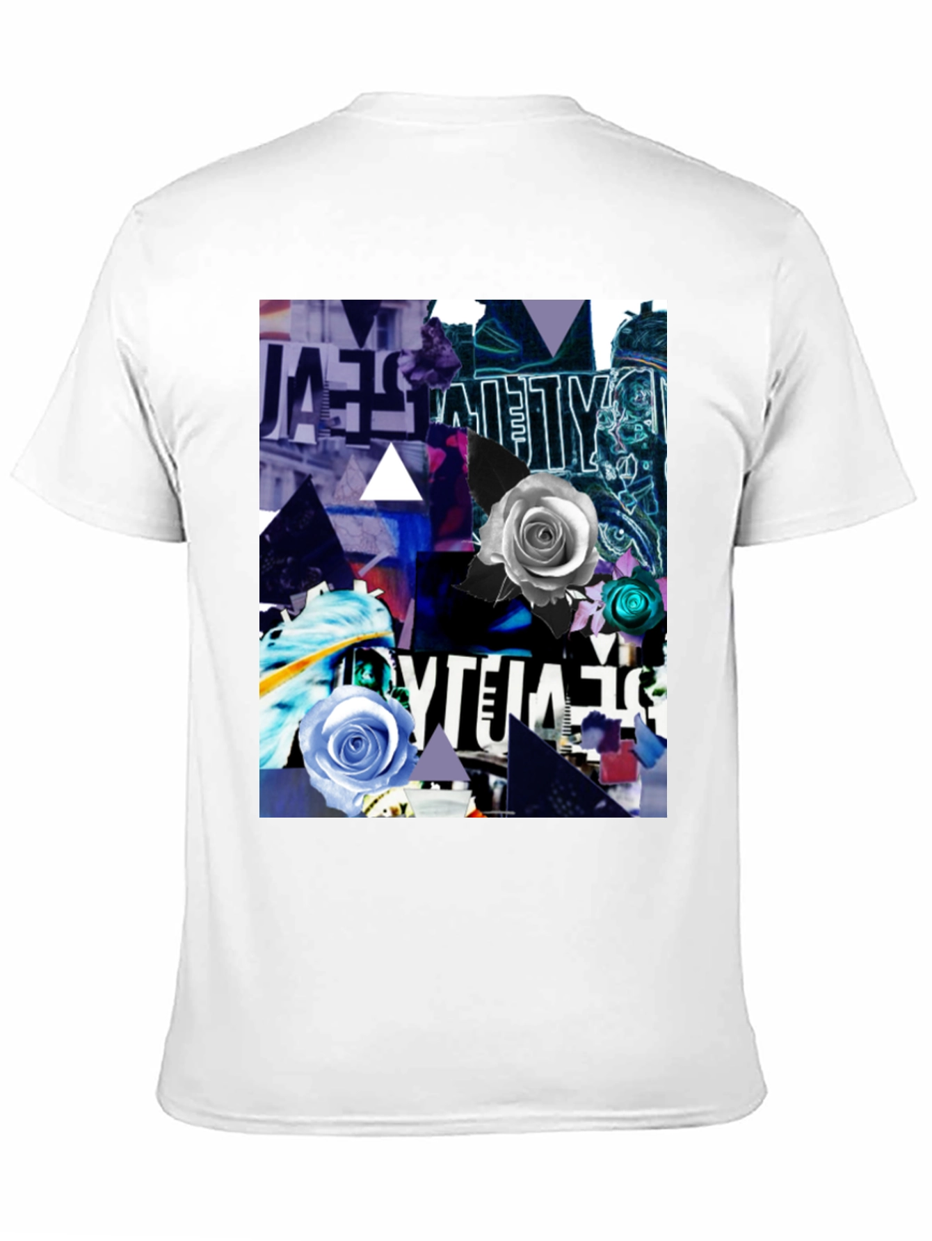 Abstract Rose Graphic T-Shirt