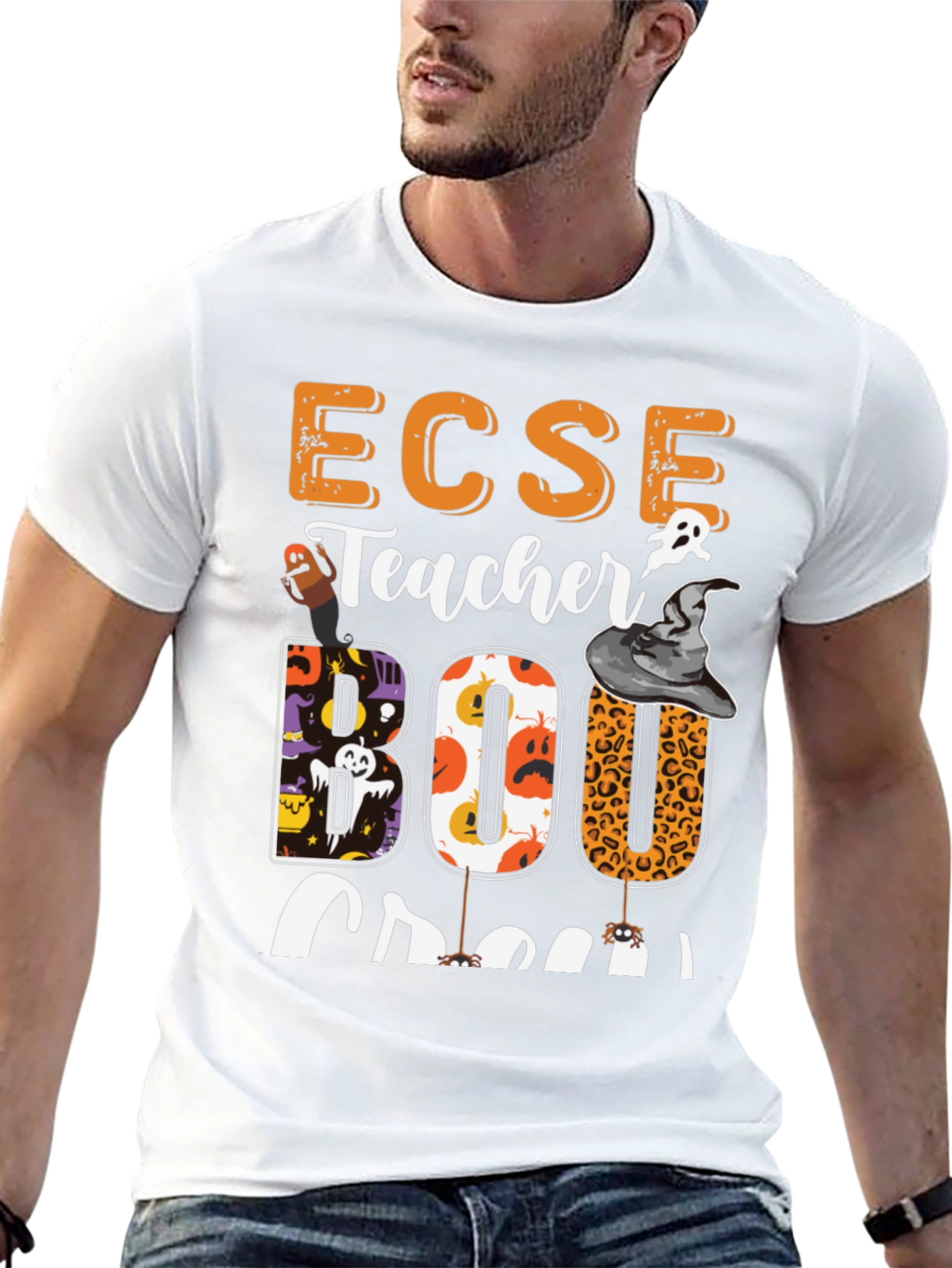 ECSE Teacher Boo Crew Halloween T-Shirt