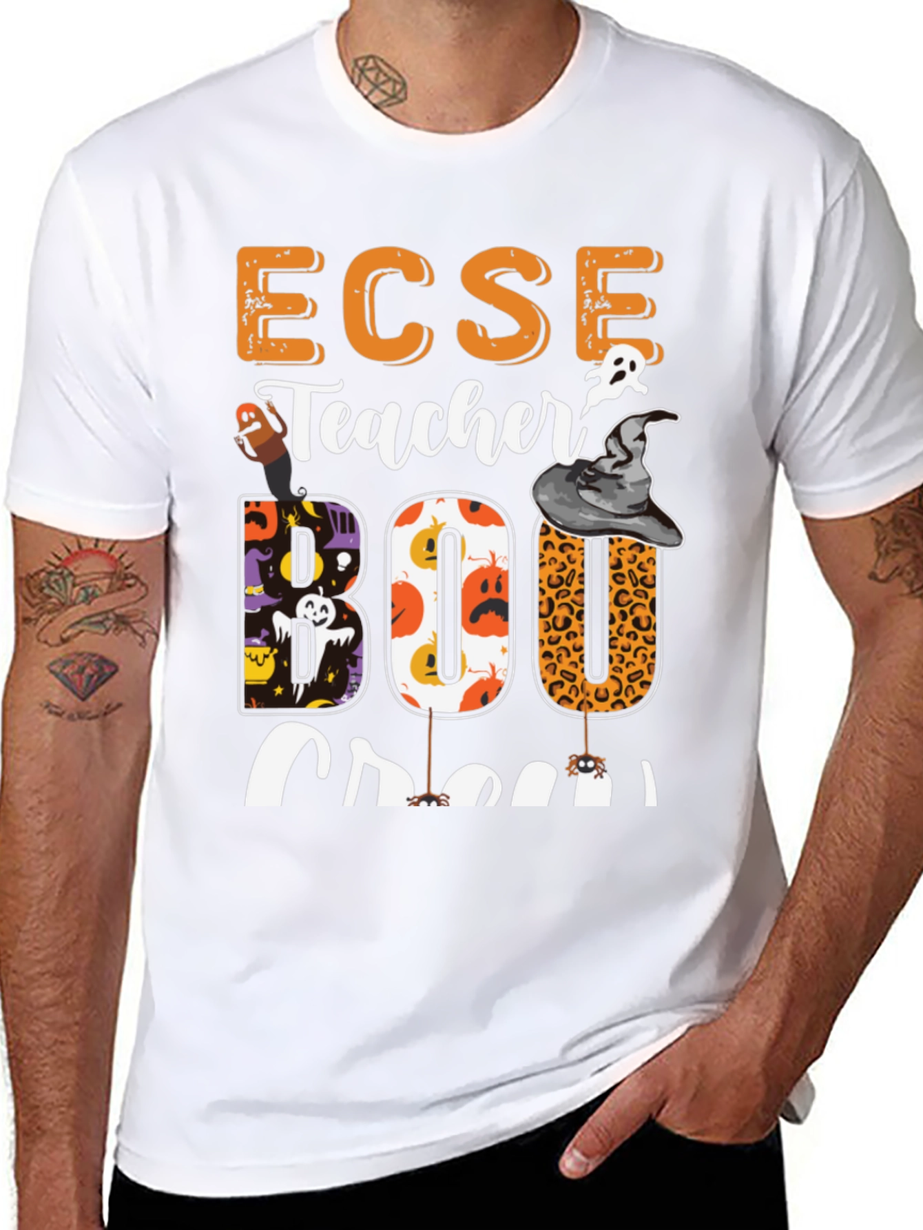 ECSE Teacher Boo Crew Halloween T-Shirt