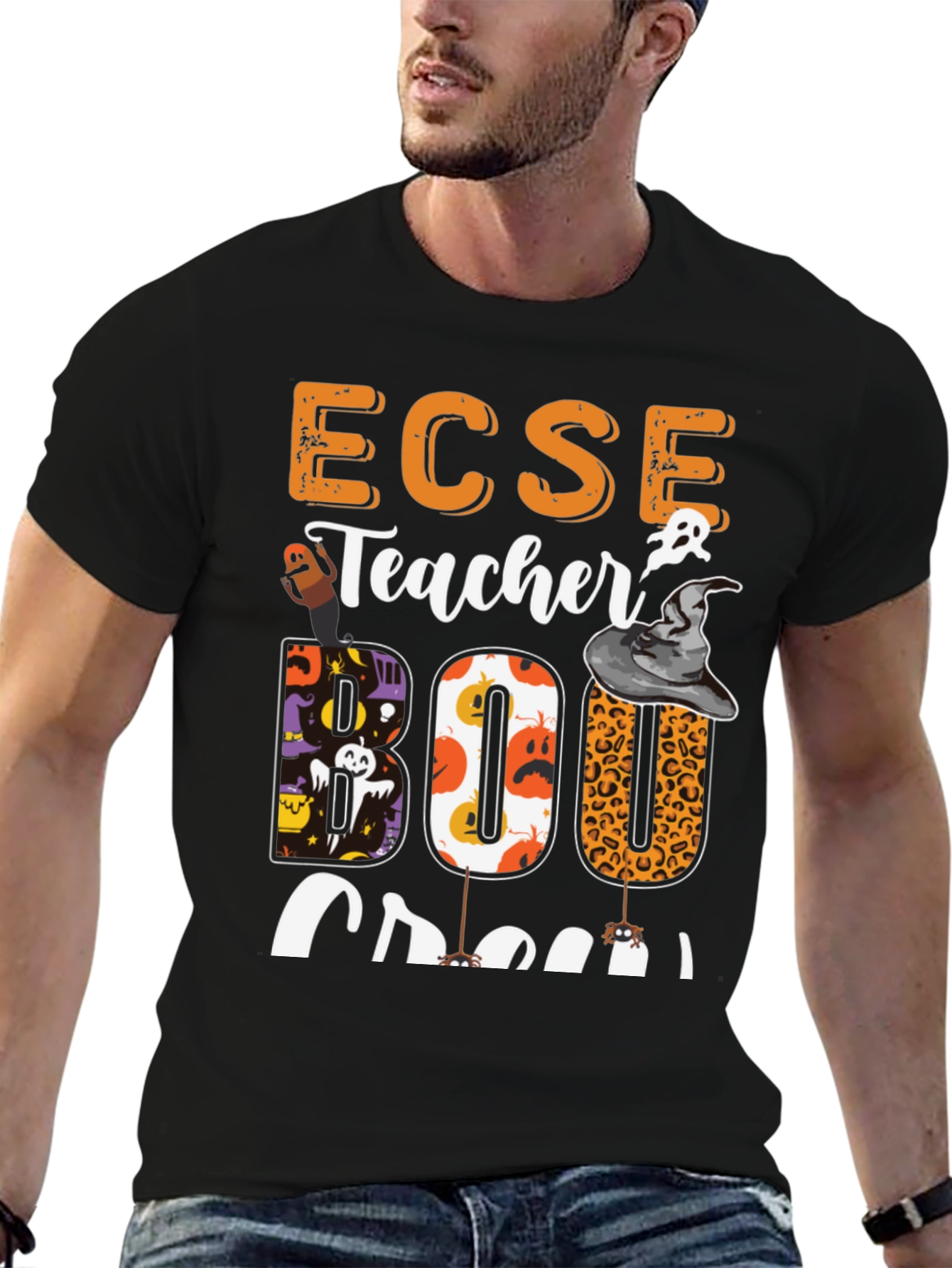 ECSE Teacher Boo Crew Halloween T-Shirt