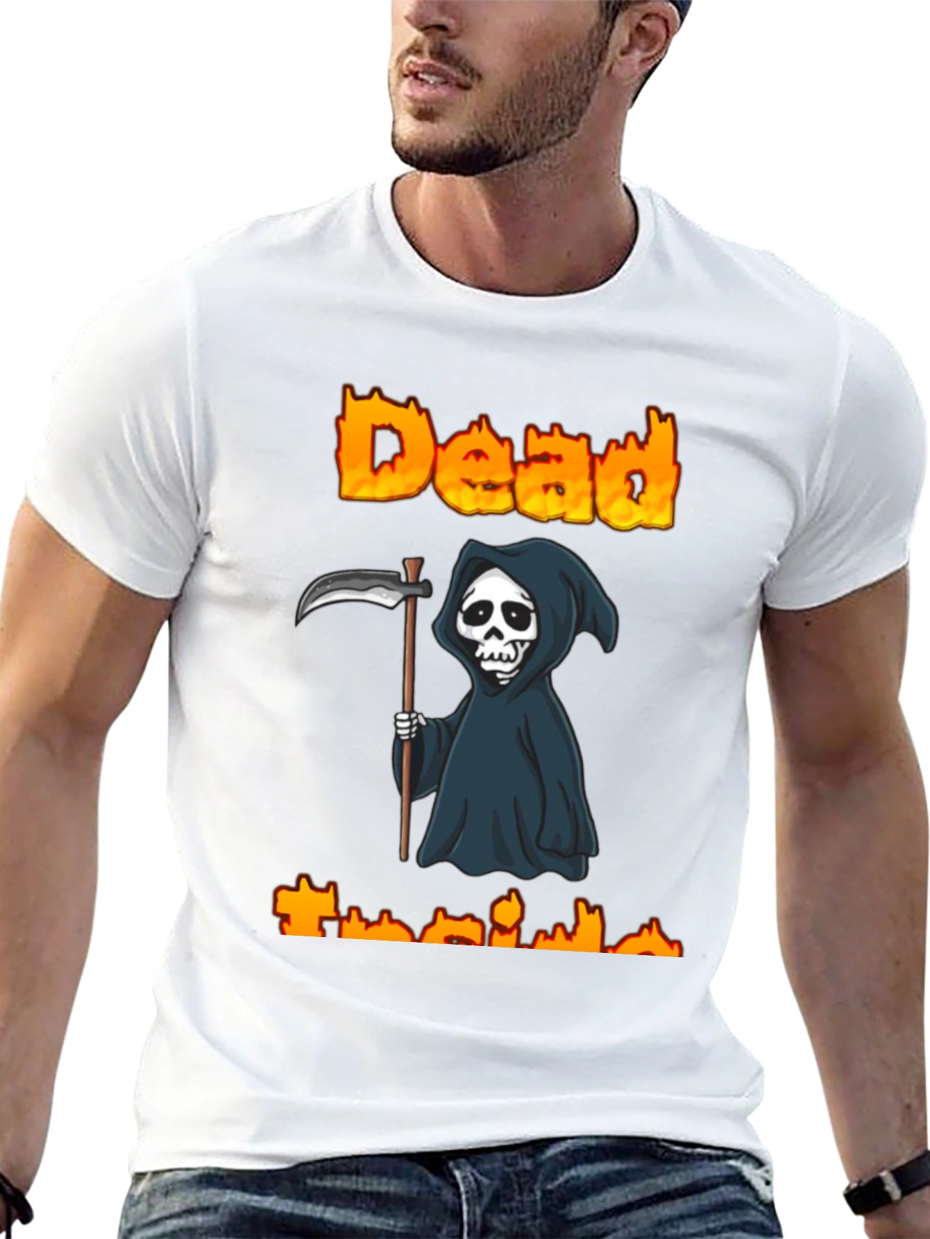 Dead Inside Reaper Graphic T-Shirt