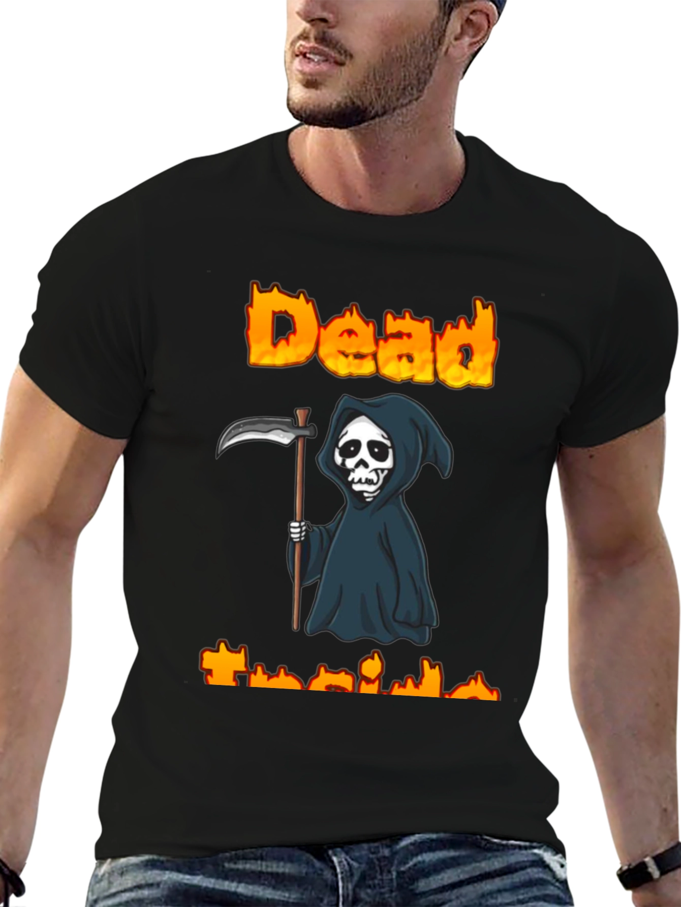 Dead Inside Reaper Graphic T-Shirt