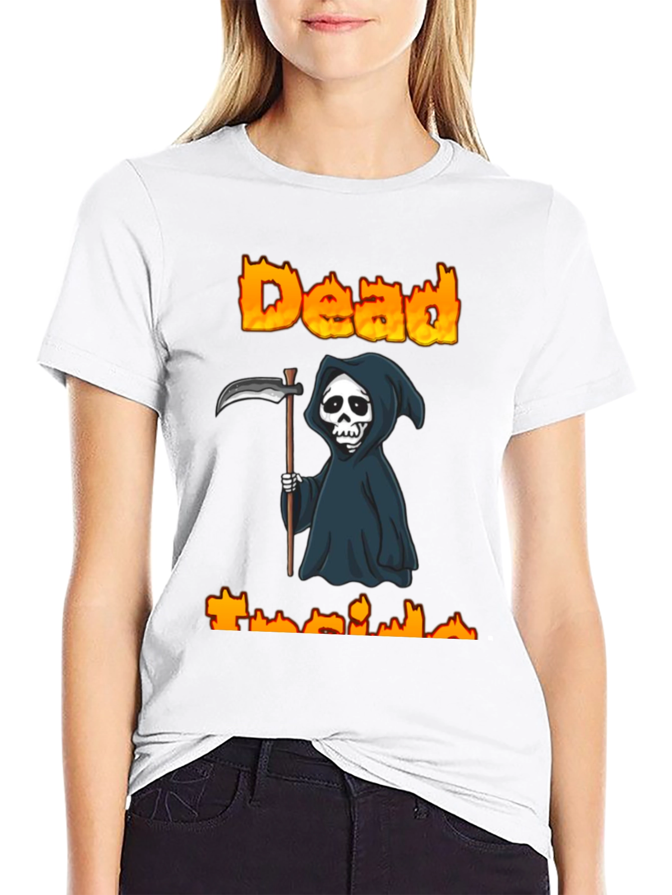 Dead Inside Reaper Graphic T-Shirt