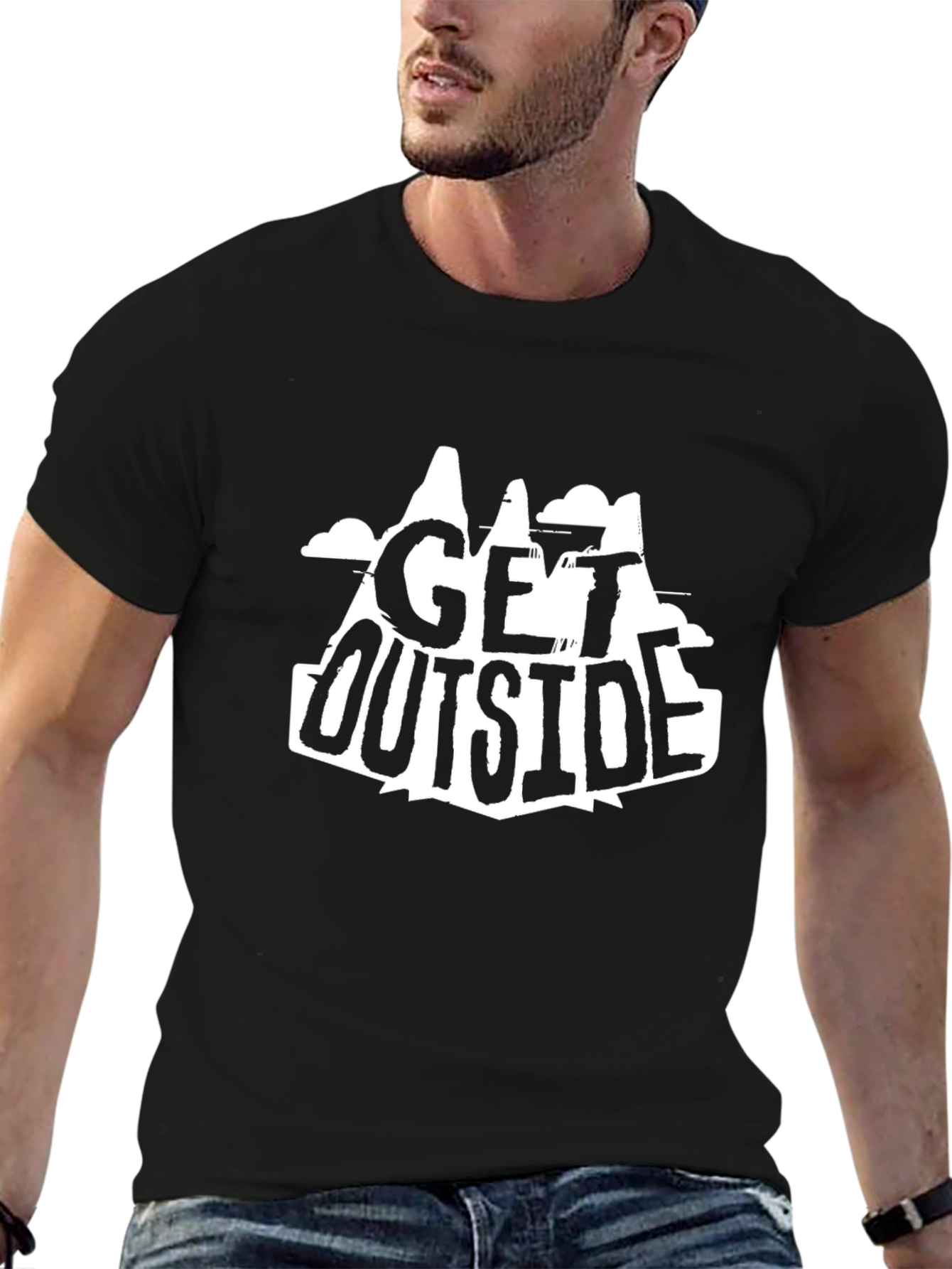 Get Outside Graphic Tee - Black