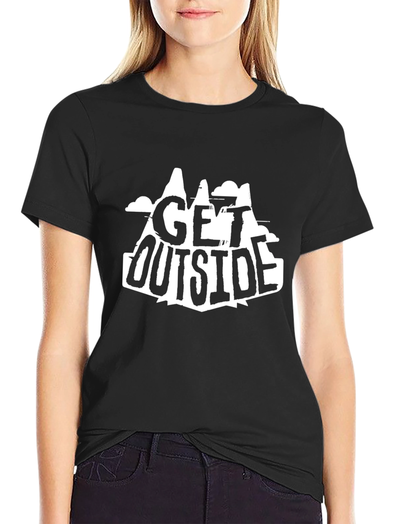 Get Outside Graphic Tee - Black