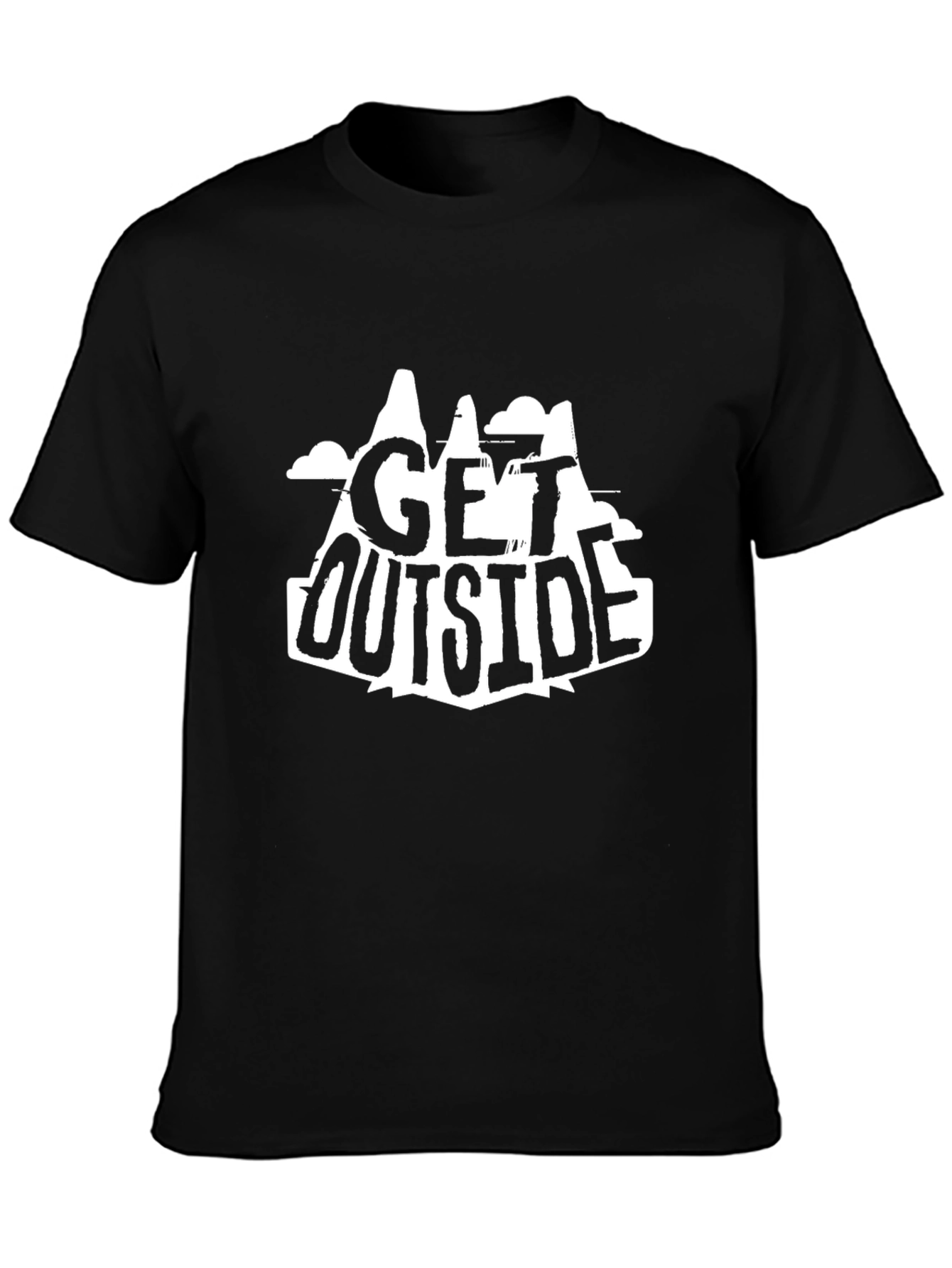 Get Outside Graphic Tee - Black