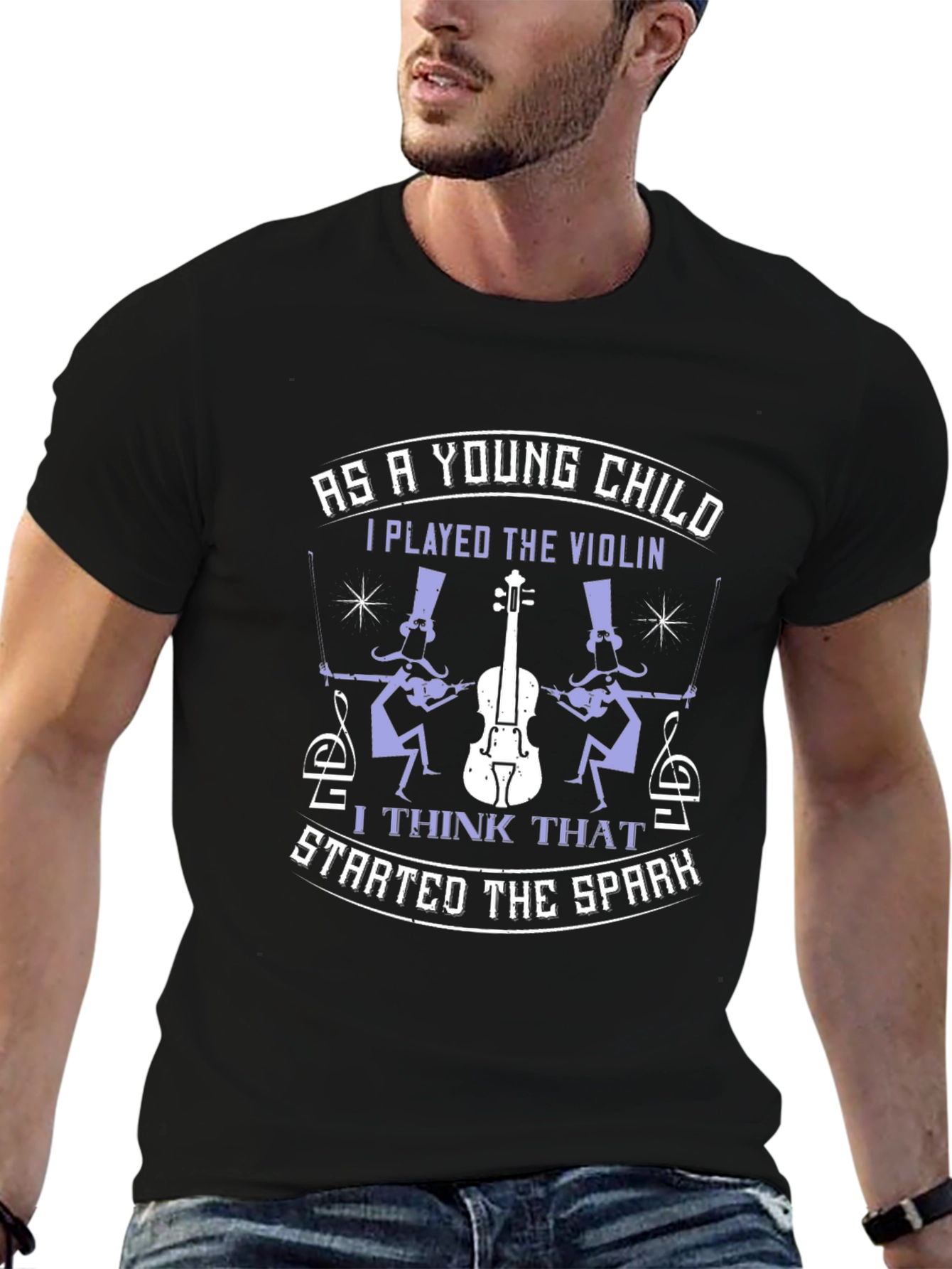 Violin Player T-Shirt - As a Young Child