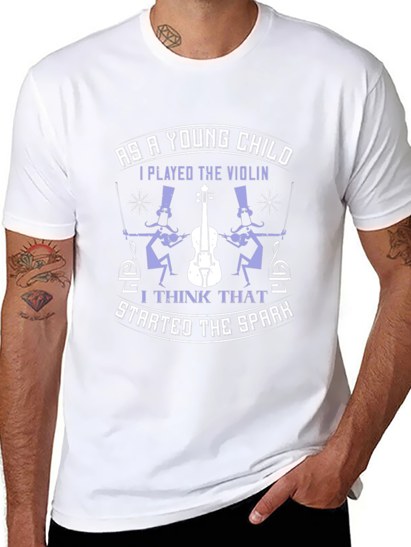 Violin Player T-Shirt - As a Young Child