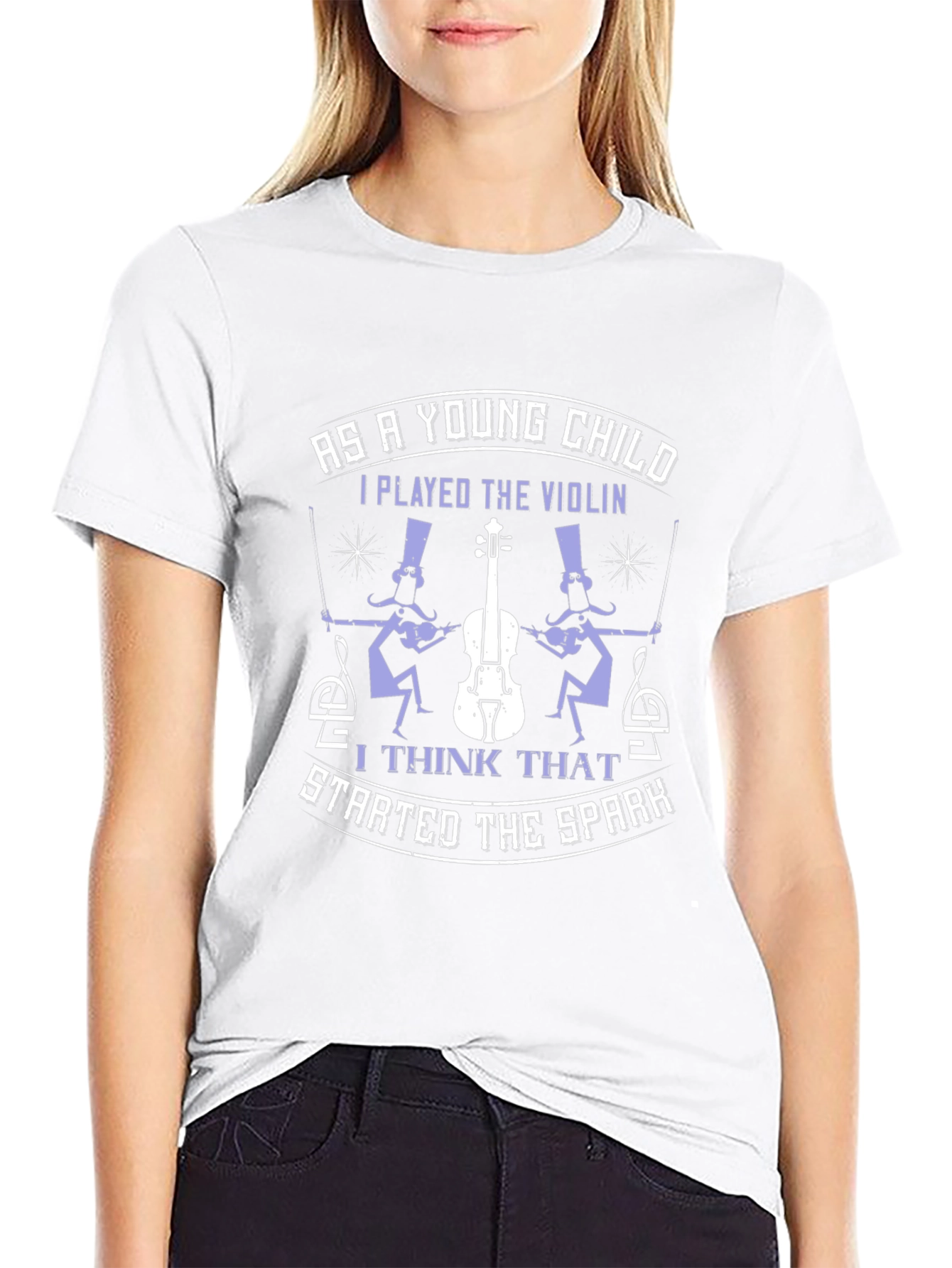 Violin Player T-Shirt - As a Young Child