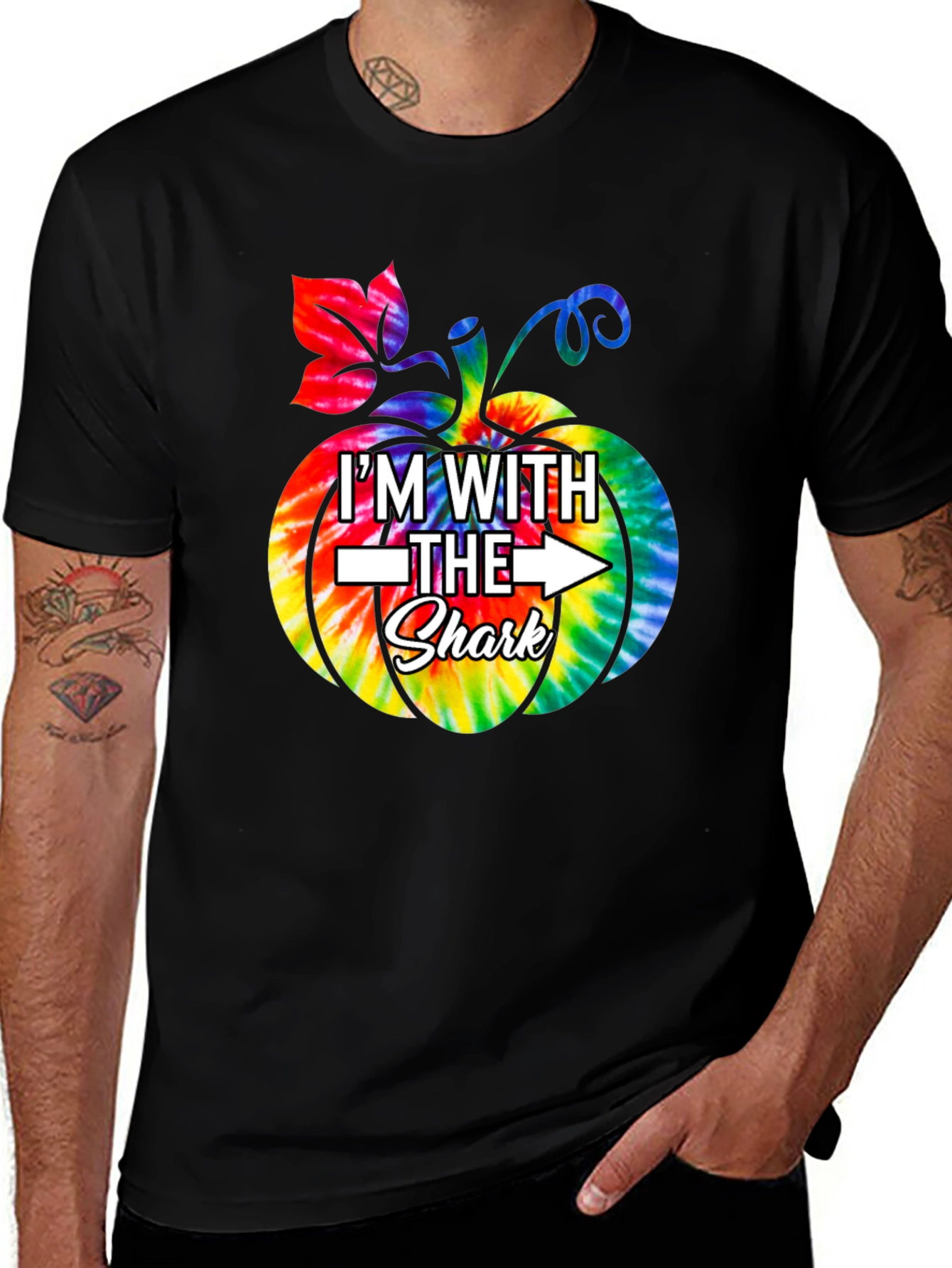 Im With The Shark Halloween T-Shirt