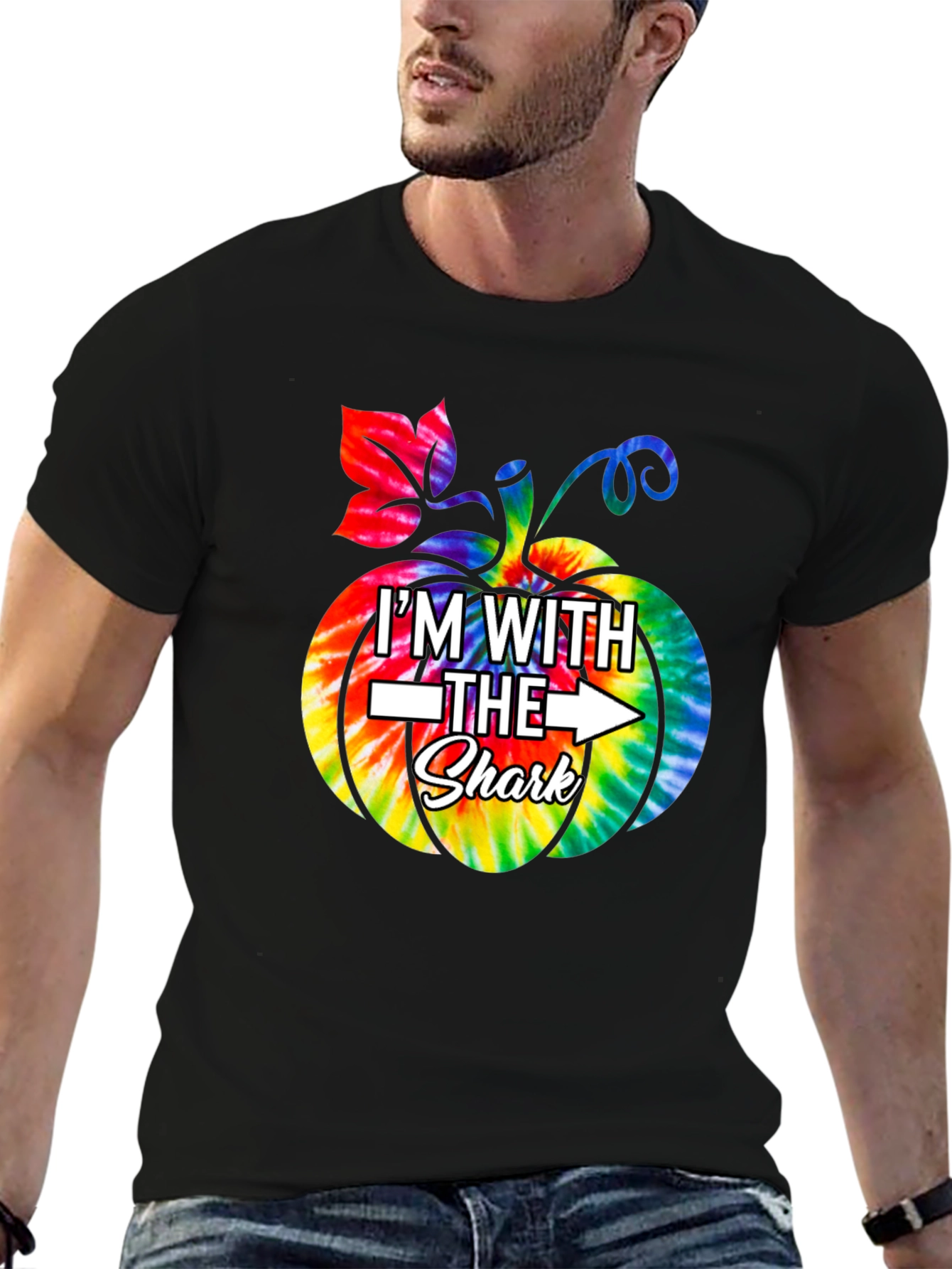 Im With The Shark Halloween T-Shirt