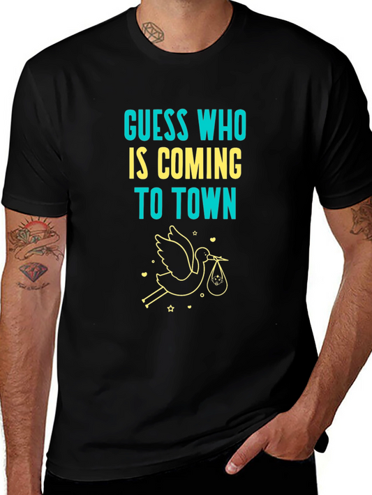 Guess Who Baby Announcement T-Shirt