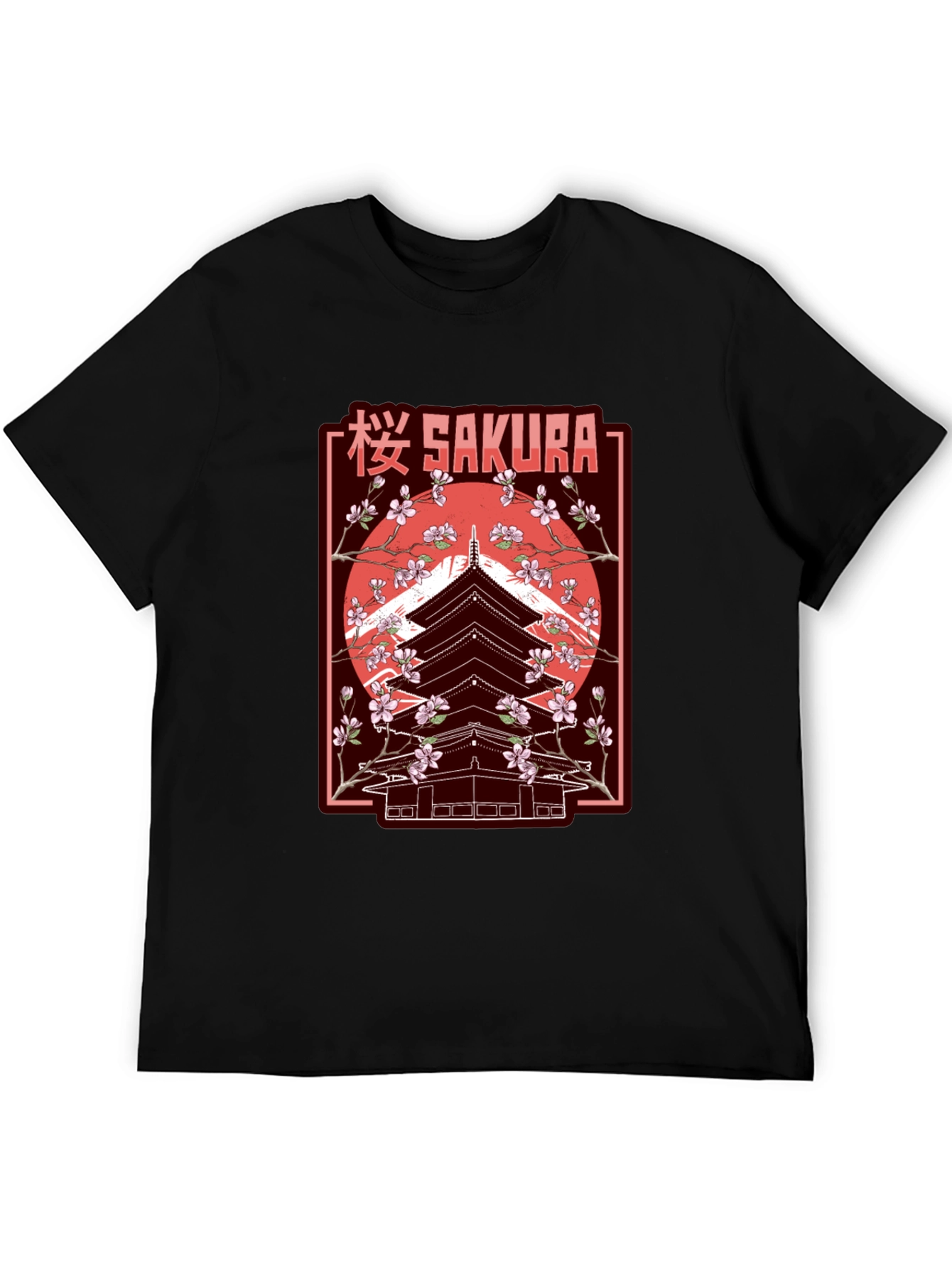 Sakura Pagoda Graphic Tee